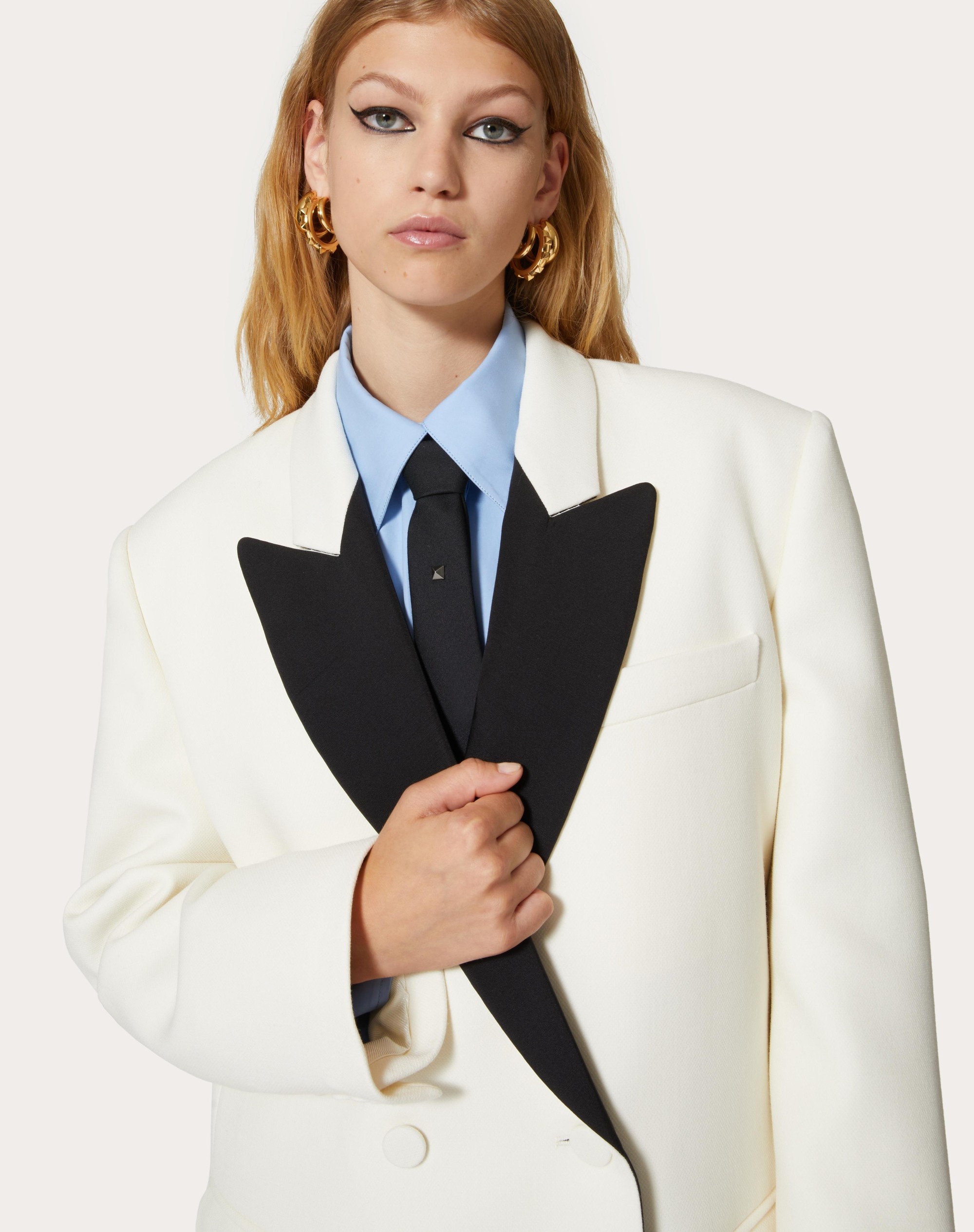 BLAZER IN TEXTURE DOUBLE CREPE - 5