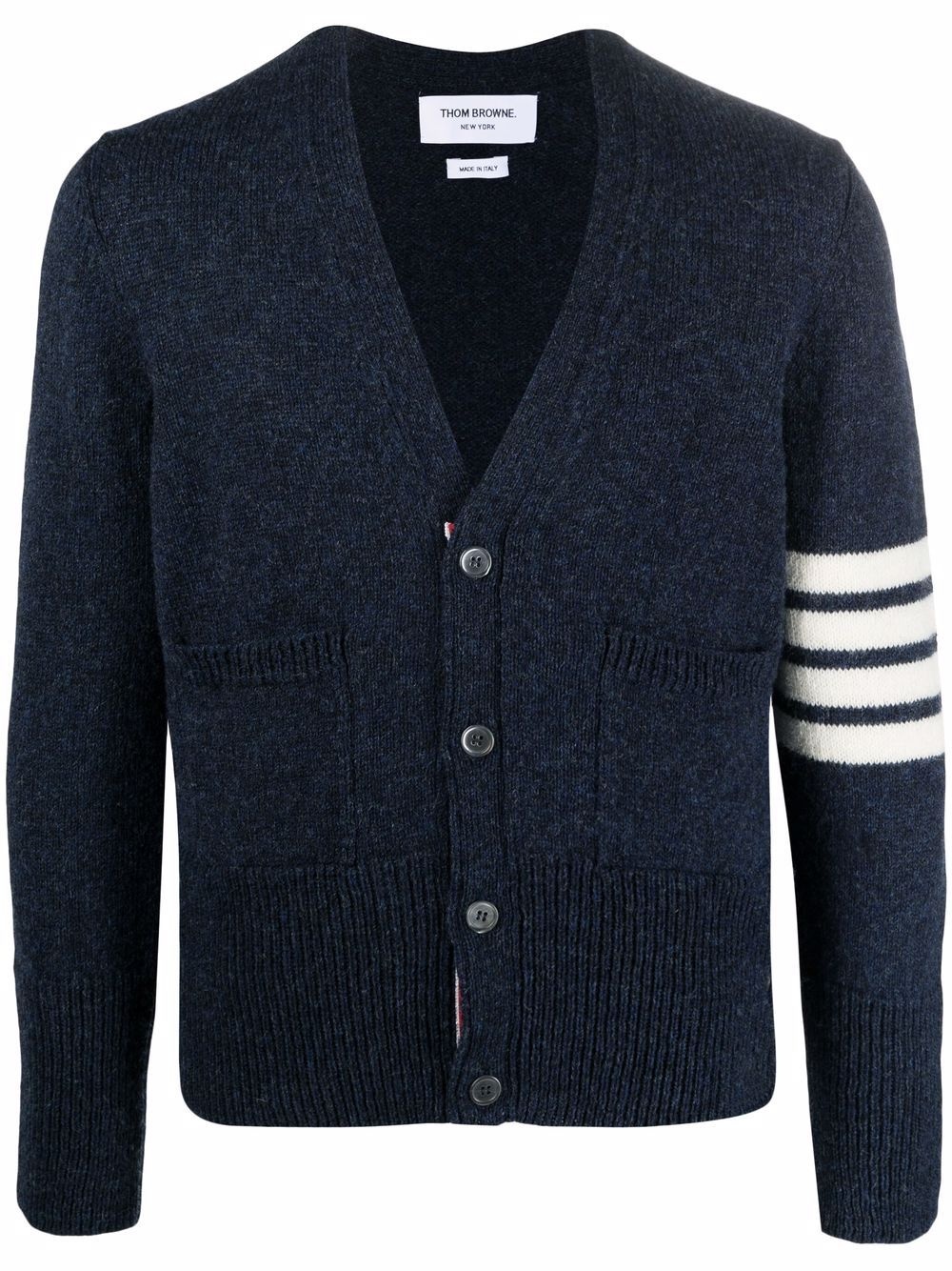 4-bar knitted cardigan - 1