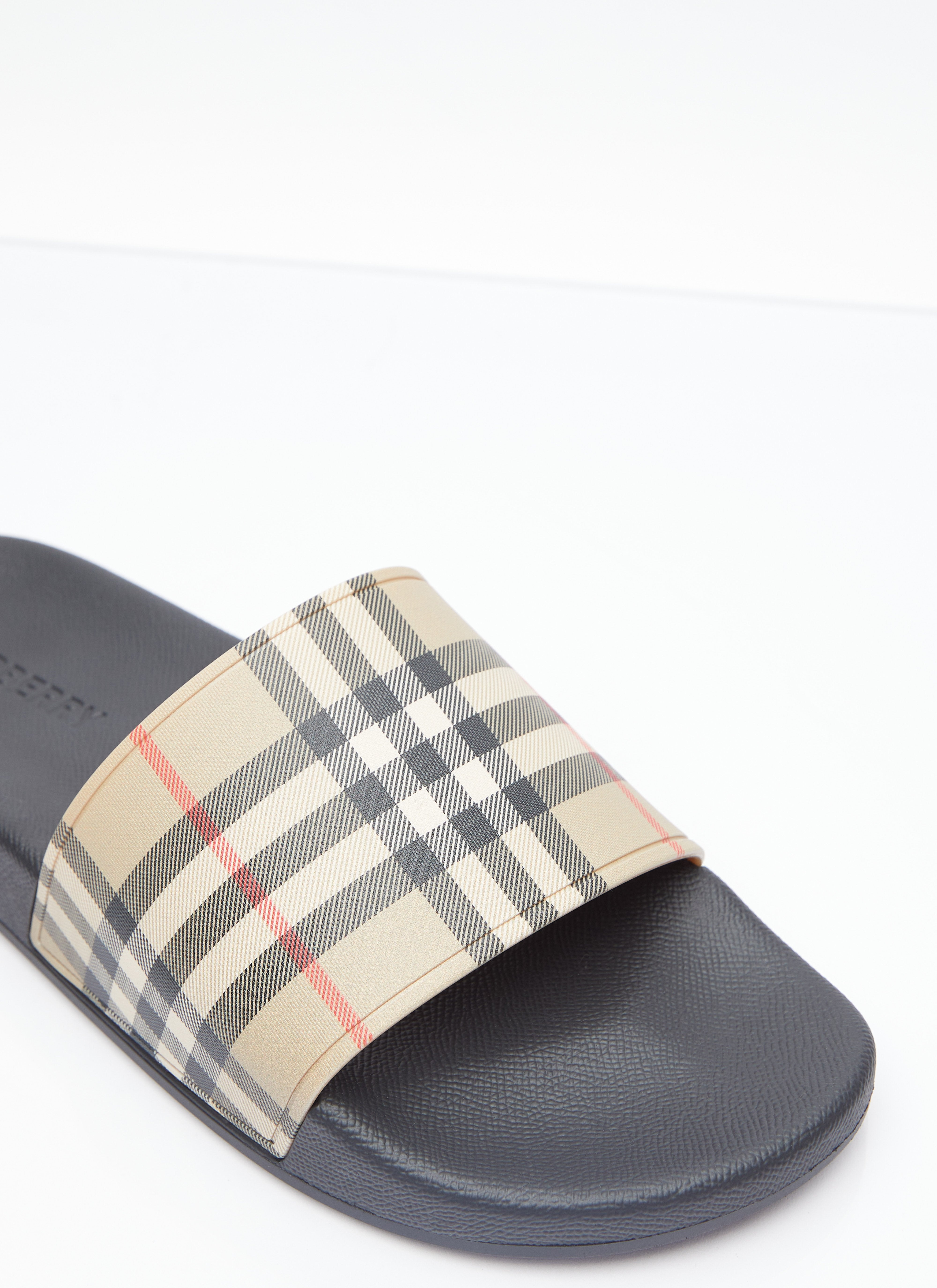 Burberry Men Vintage Check Print Slides - 2