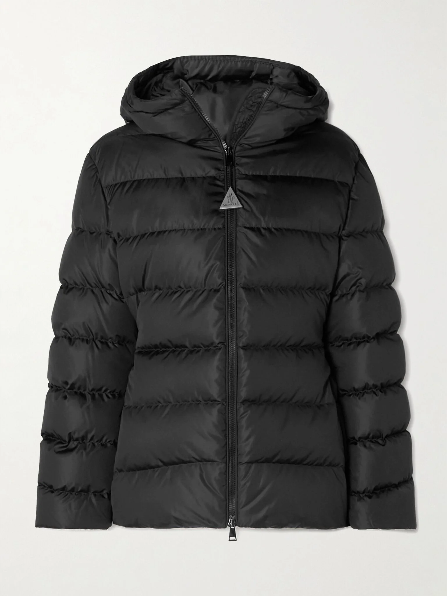 Dera hooded quilted down jacket Black - 1