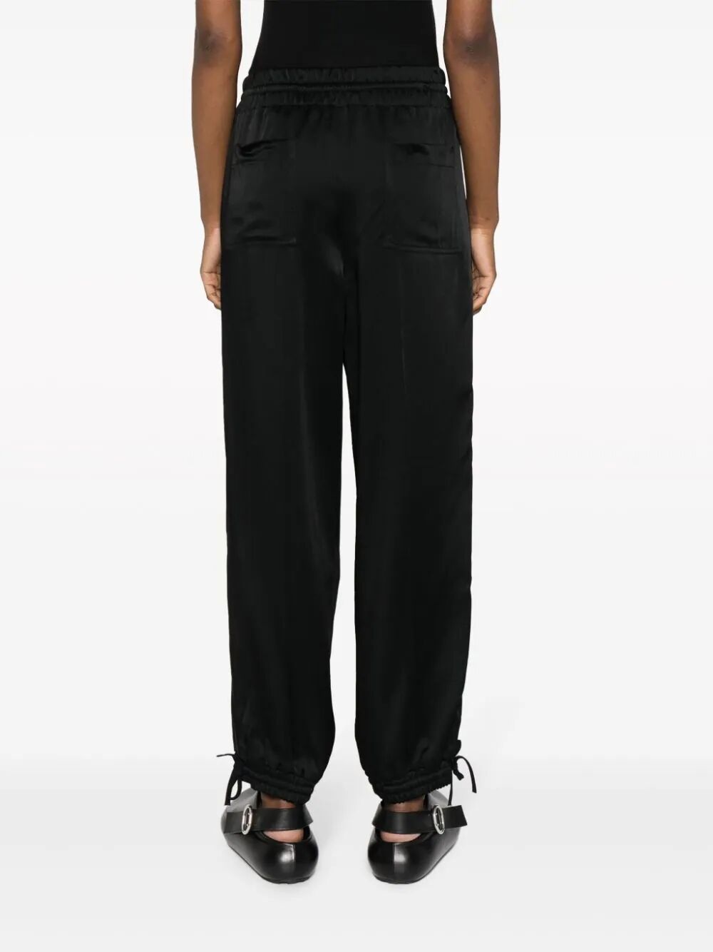 Jil Sander Women Relaxed Fit Jogging Pant With Tuxedo Band - 5