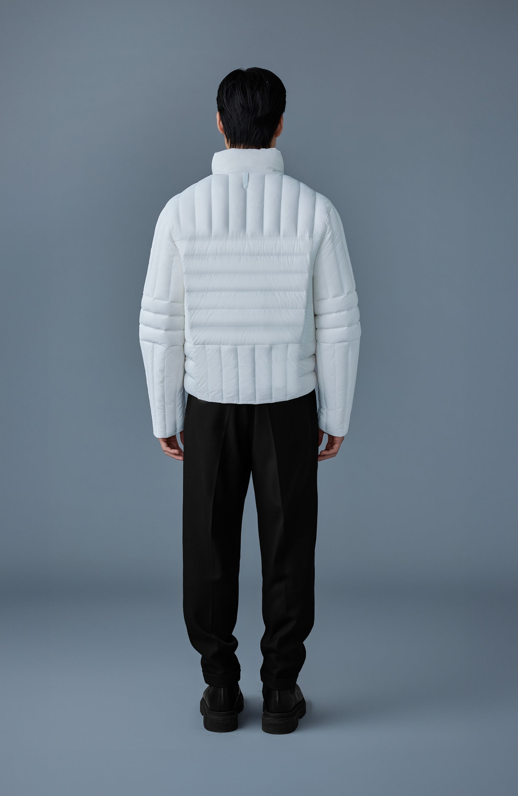 TRAVIS Perpendicular channel quilt down jacket - 4