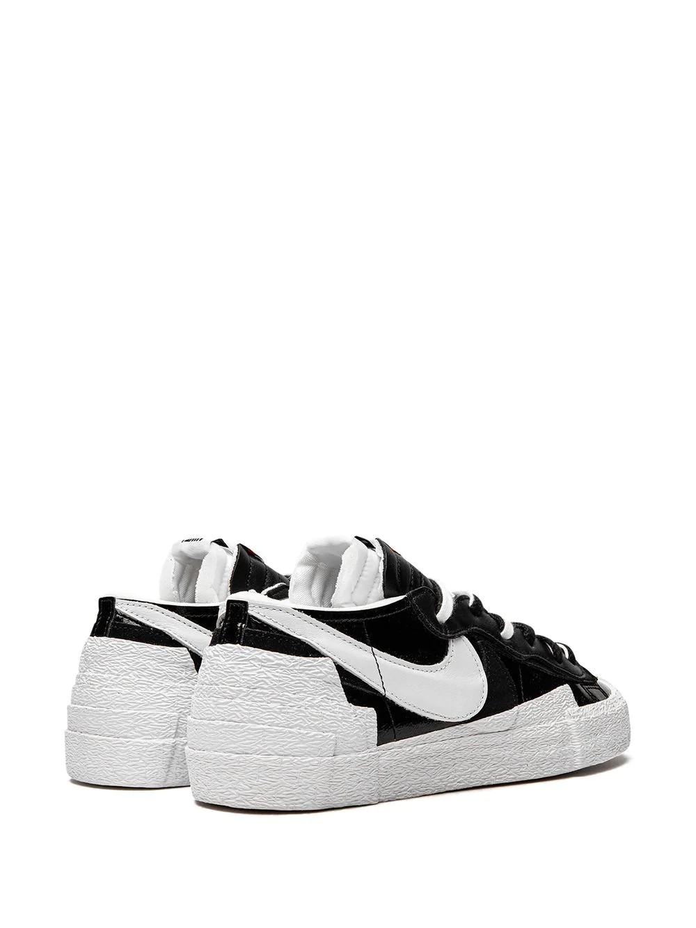 x sacai Blazer Low "Black Patent Leather" sneakers - 3