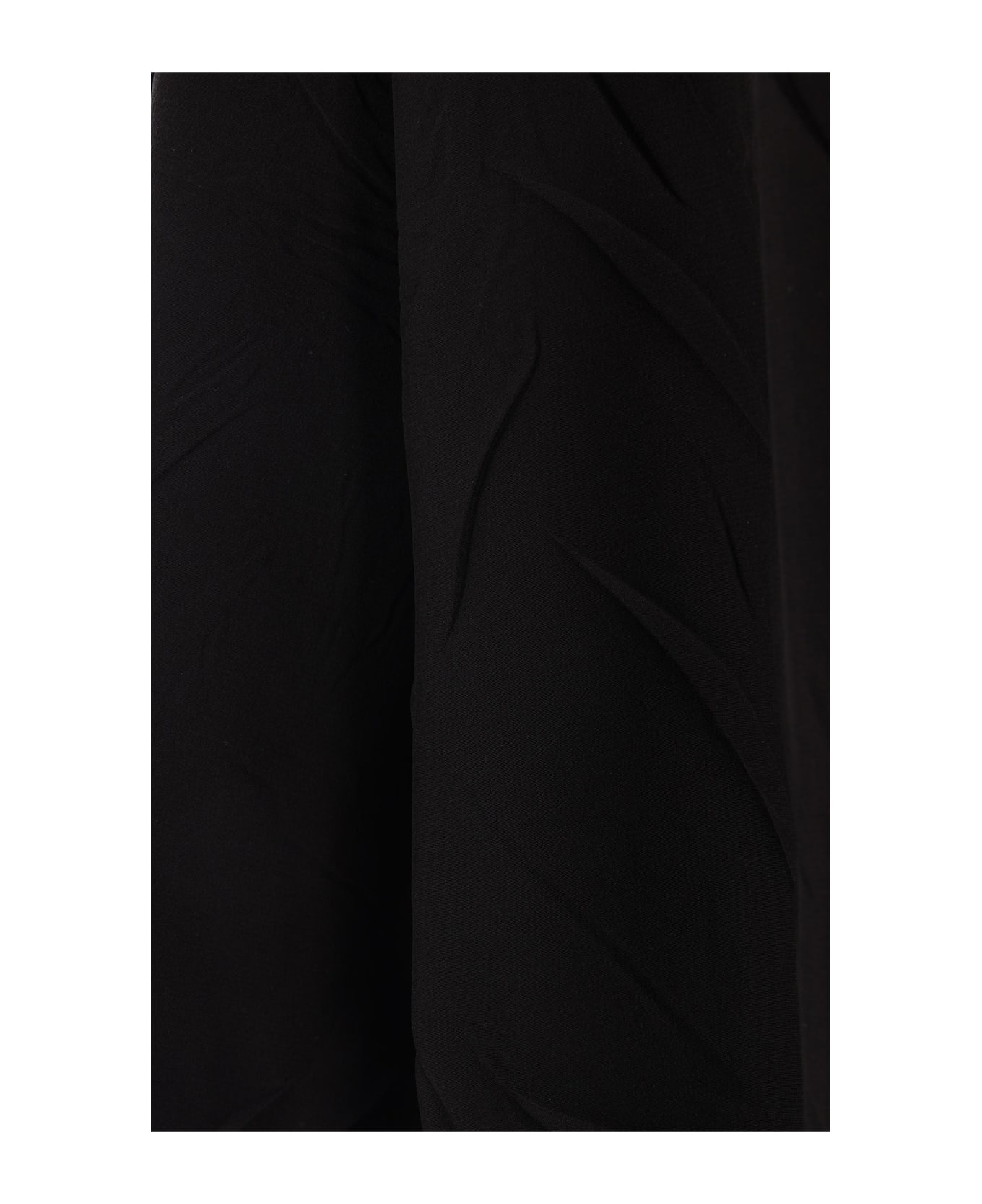 Crinkled Silk Midi Dress - 3