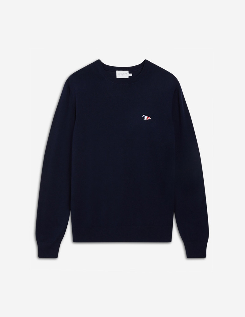 TRICOLOR FOX PATCH CLASSIC R-NECK JUMPER 1