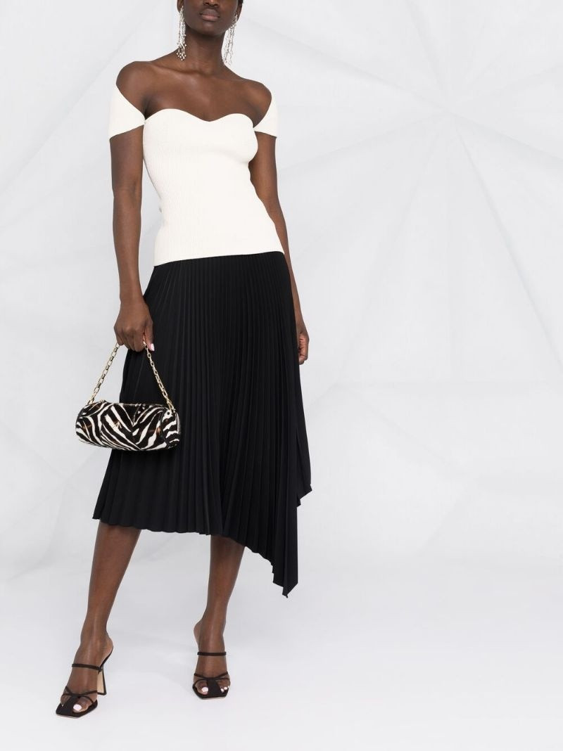 KHAITE Ista cap sleeve top outlook