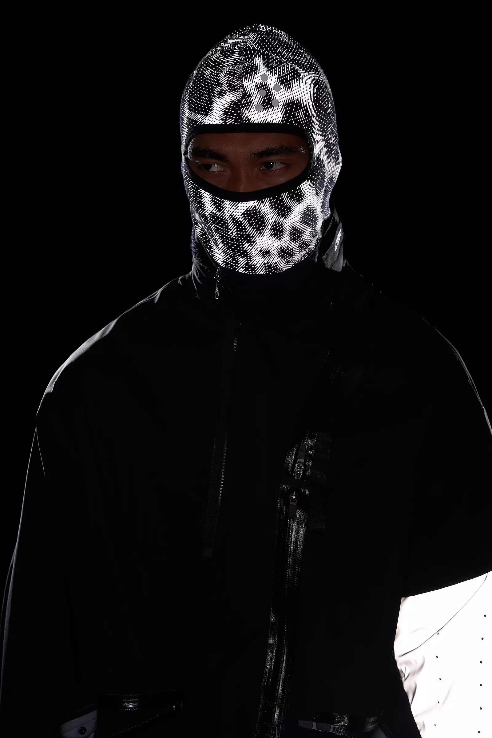 BK3-PS Retroreflective Balaclava Black - 2