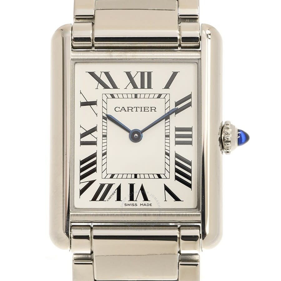 Cartier Tank Must Quartz Silver Dial Men's Watch WSTA0052 - 2