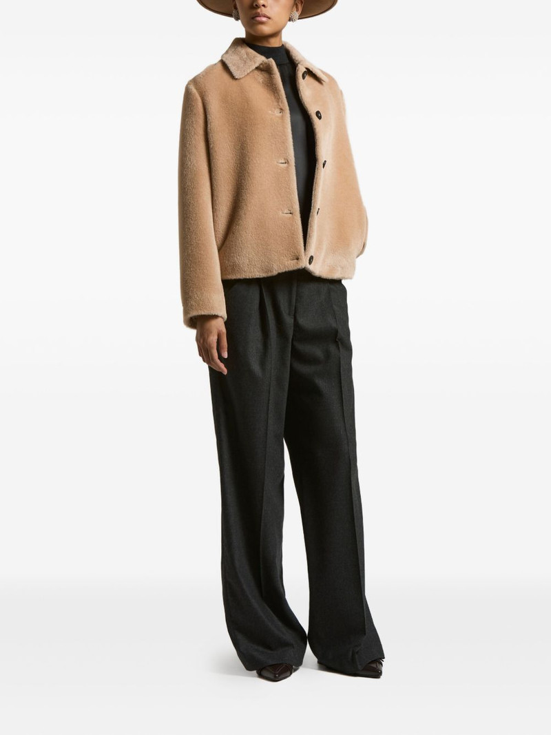 PESERICO button-fastening collared jacket outlook