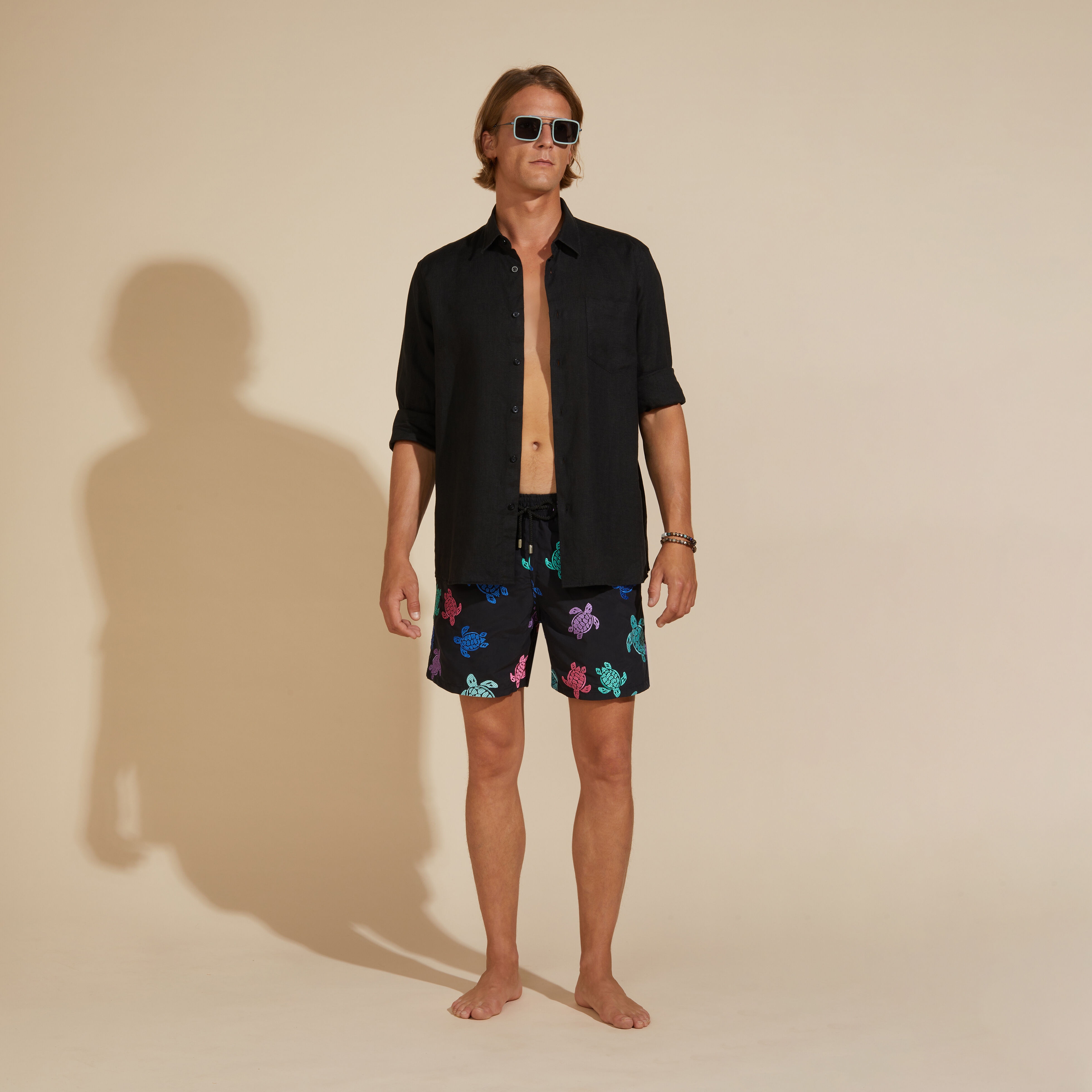 Men Linen Shirt Solid - 5