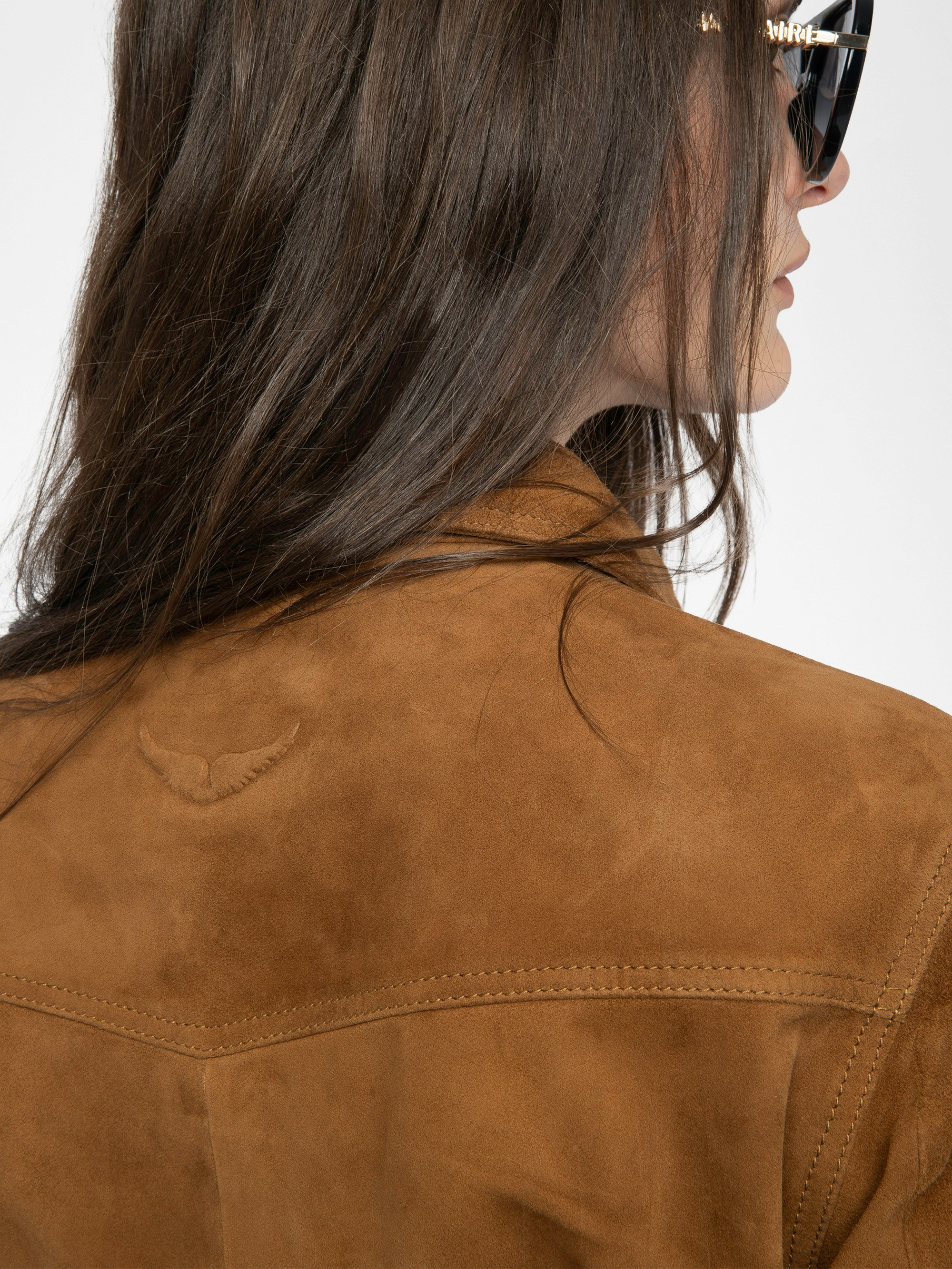 Thelma Suede Leather Shirt - 7