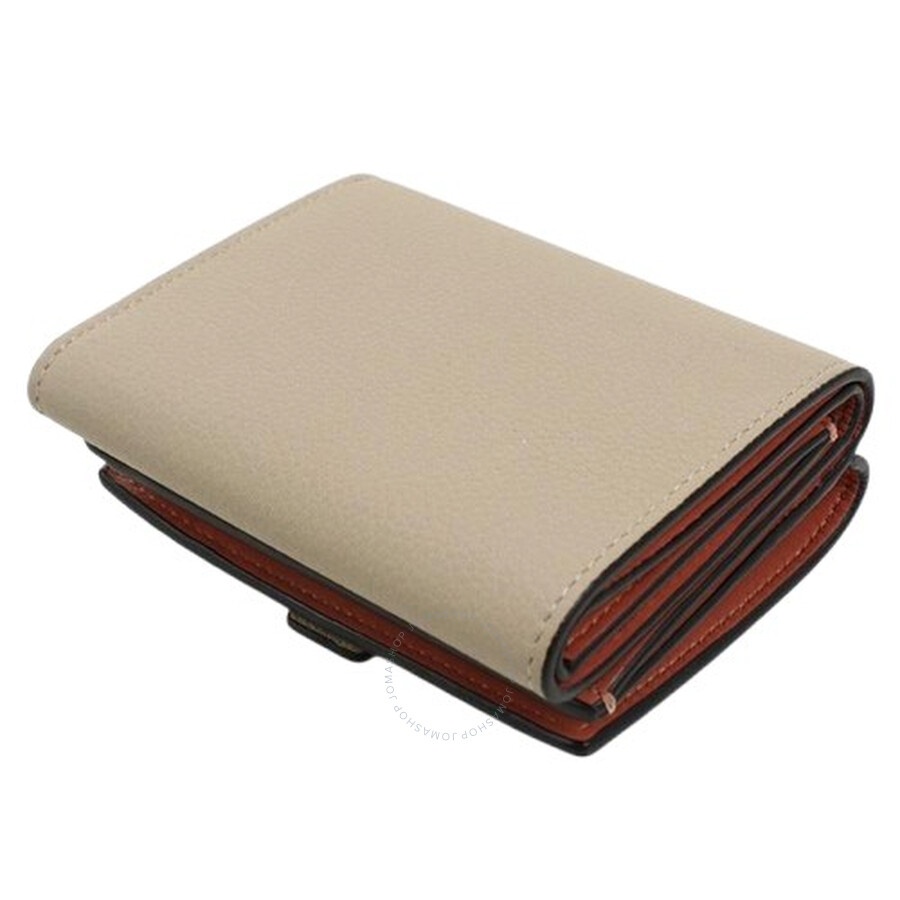 Loewe Trifold Calfskin Wallet - Light Oat/Honey - 3