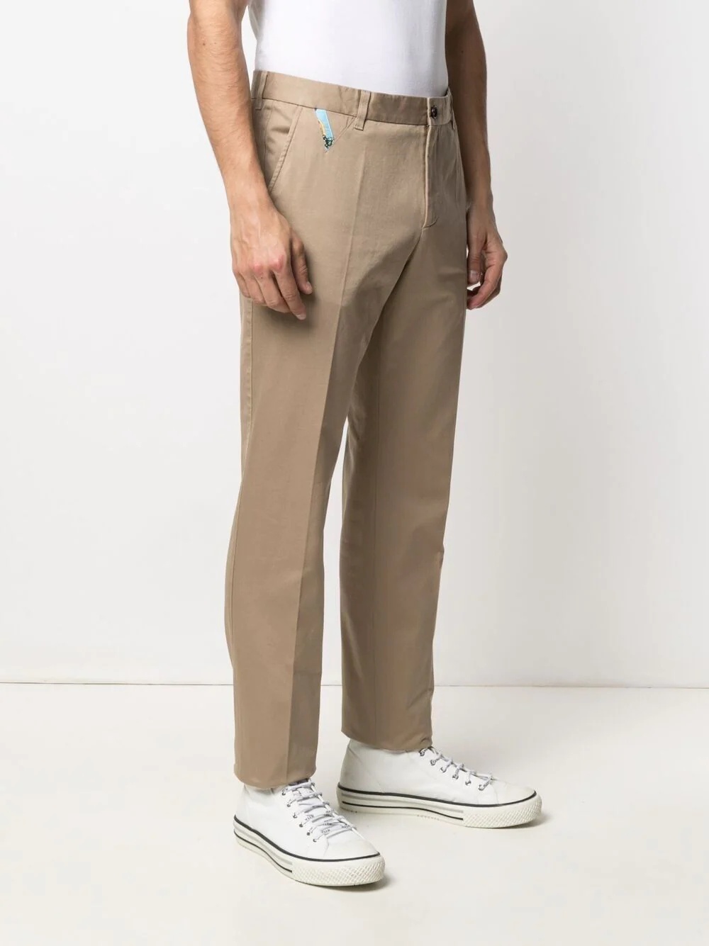 gabardine chino trousers - 3