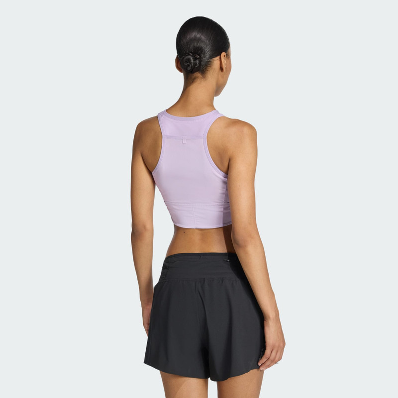 Adizero Running Gel Pocket Crop Top 3