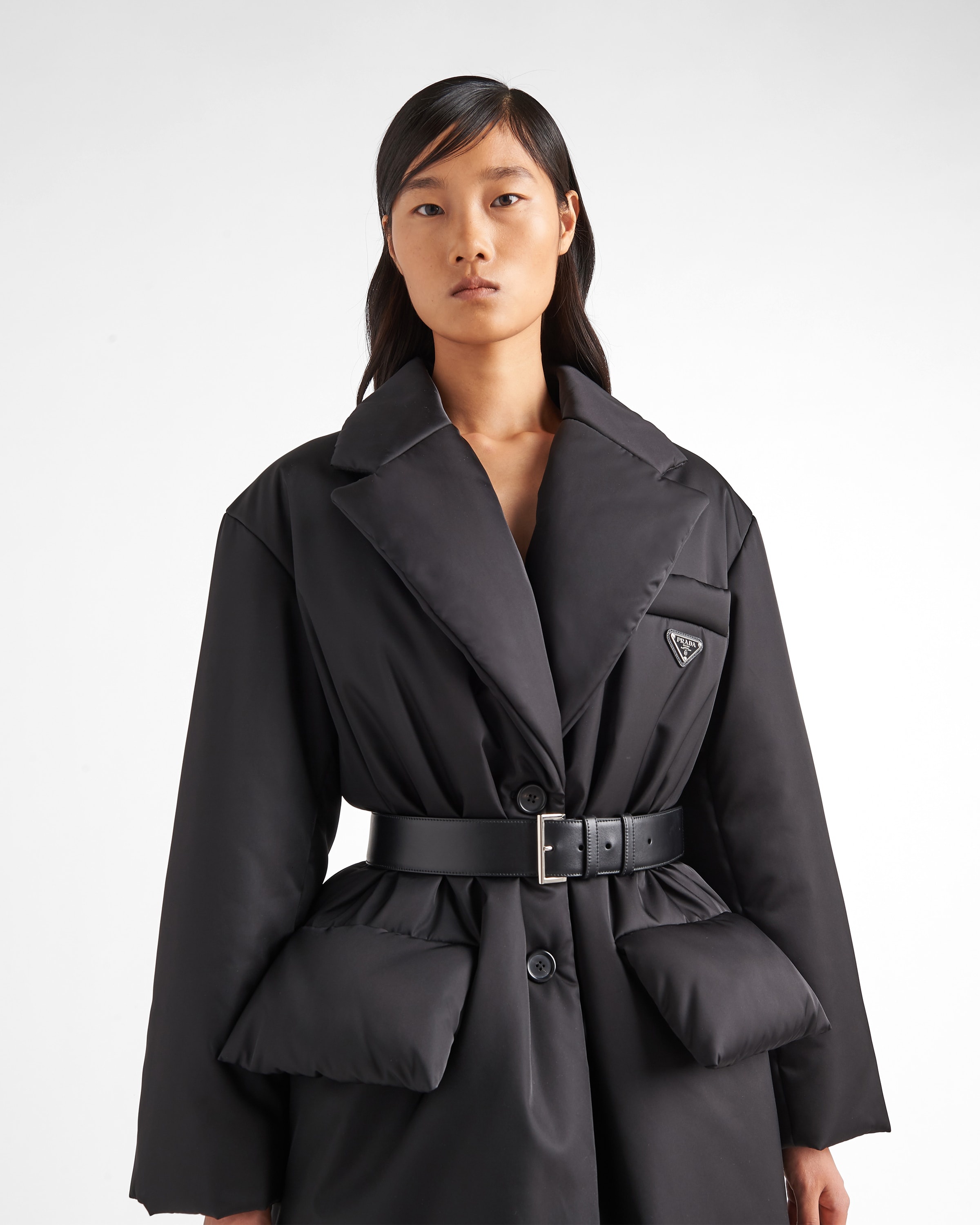 Re-Nylon down coat - 3