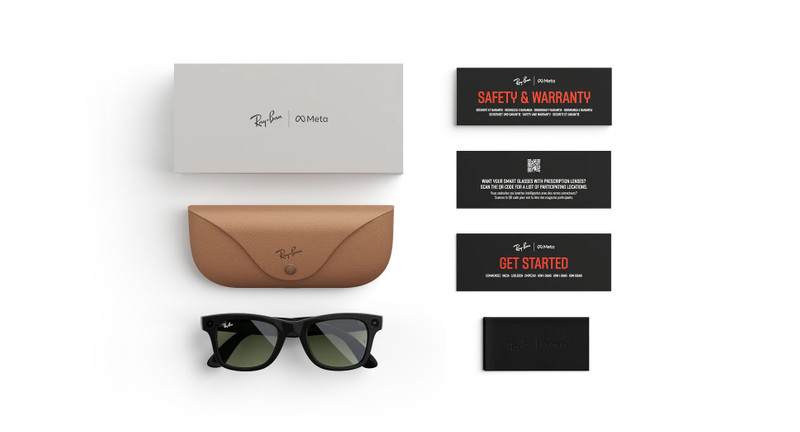 Ray-Ban Meta Wayfarer (Gen 2) Shiny Black Green Lenses 6