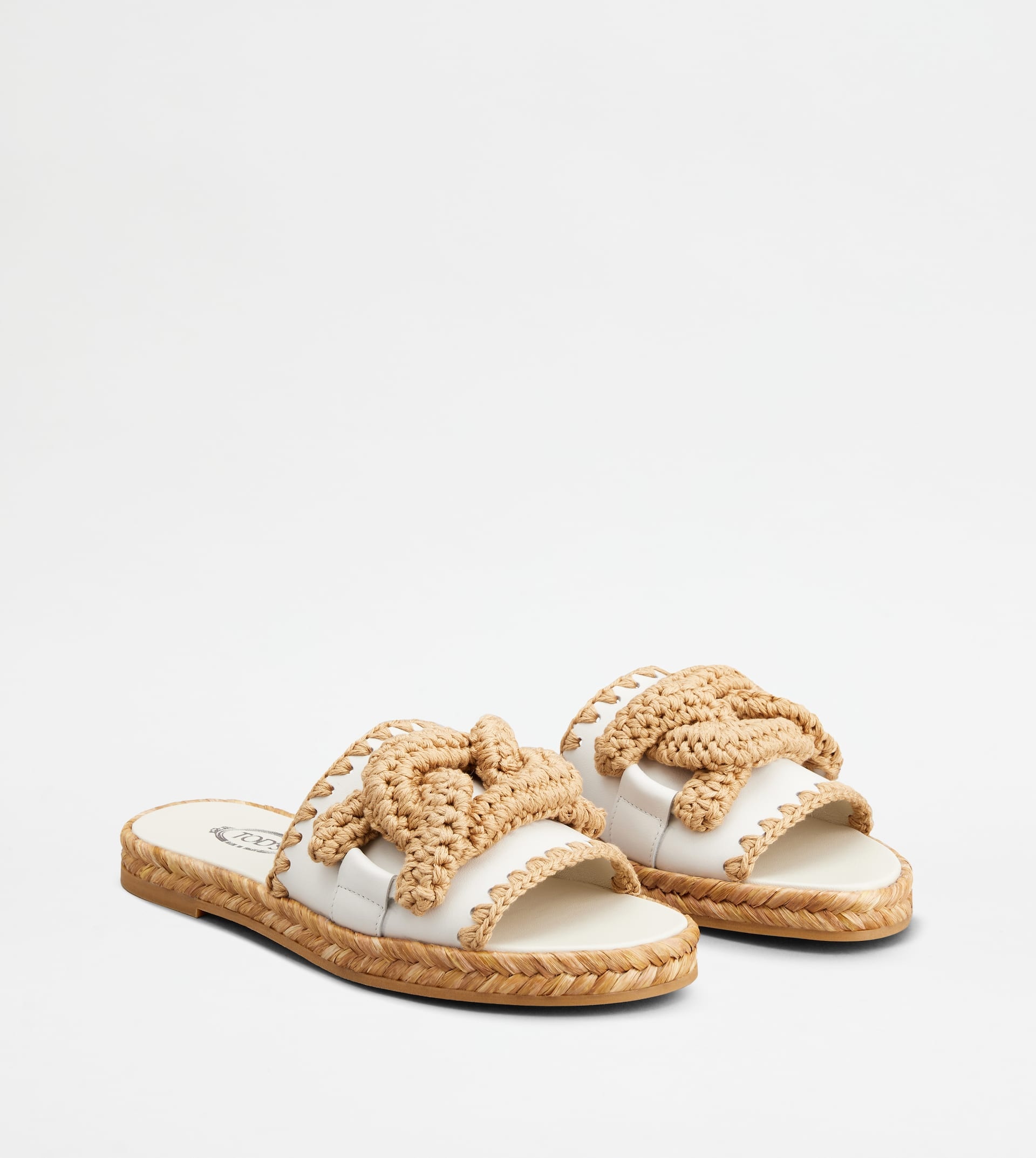 KATE SANDALS IN LEATHER - WHITE - 2