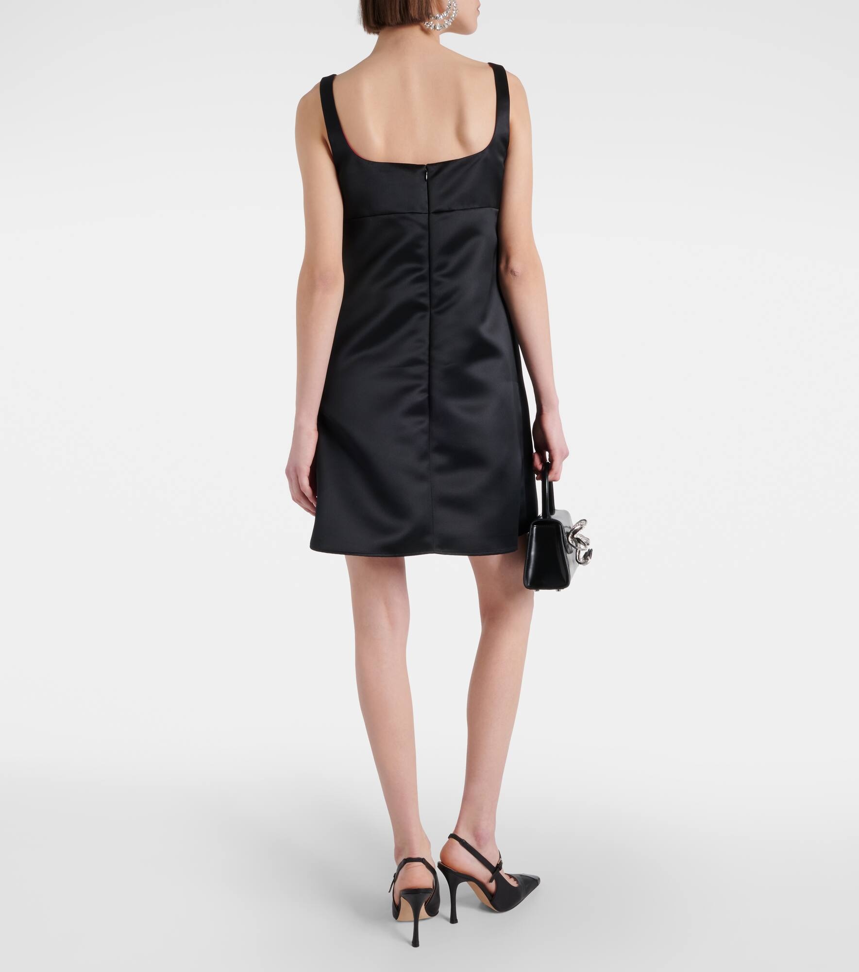 NINA RICCI Cutout satin minidress | mytheresa | REVERSIBLE