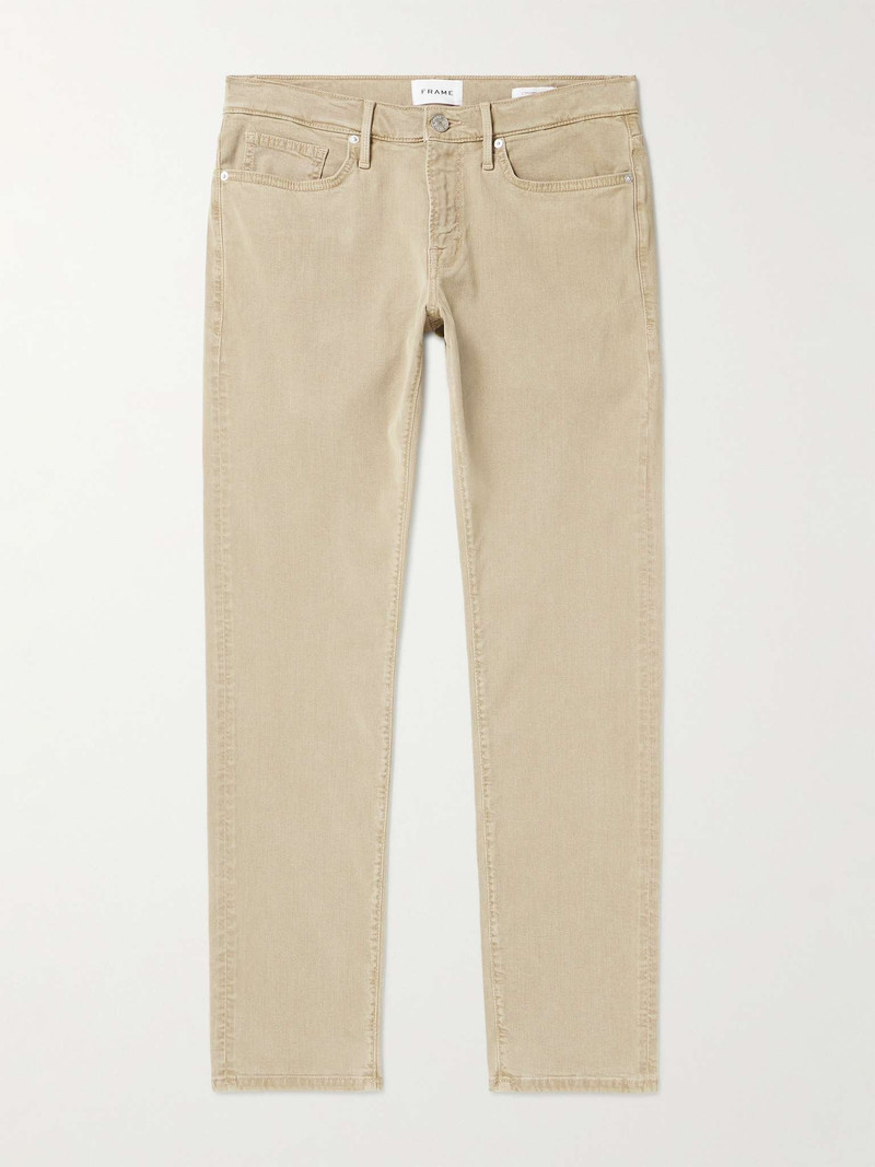 L'Homme Slim-Fit Stretch Lyocell-Blend Trousers 1
