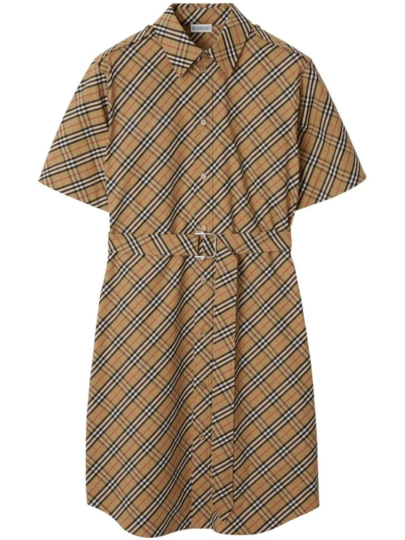 checked cotton dress 1