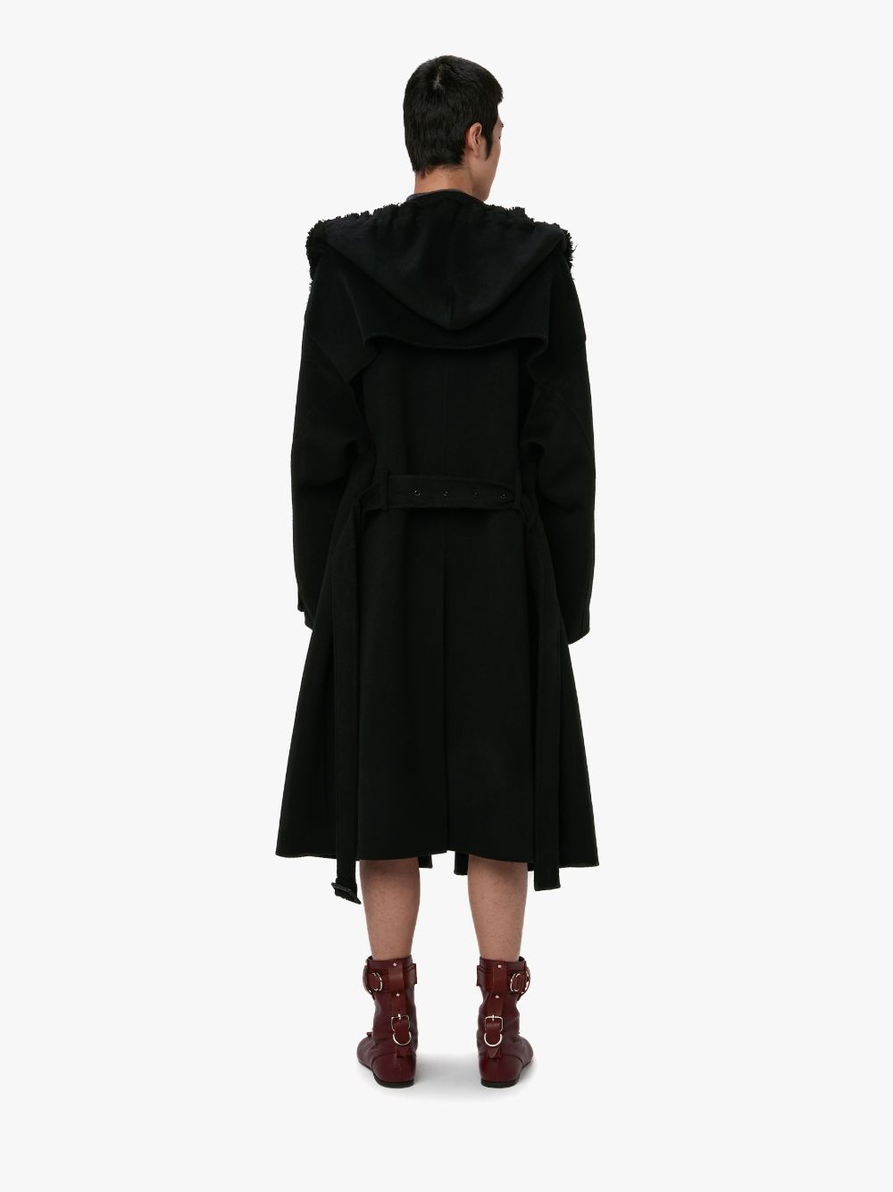 HOODED TRENCH COAT - 3