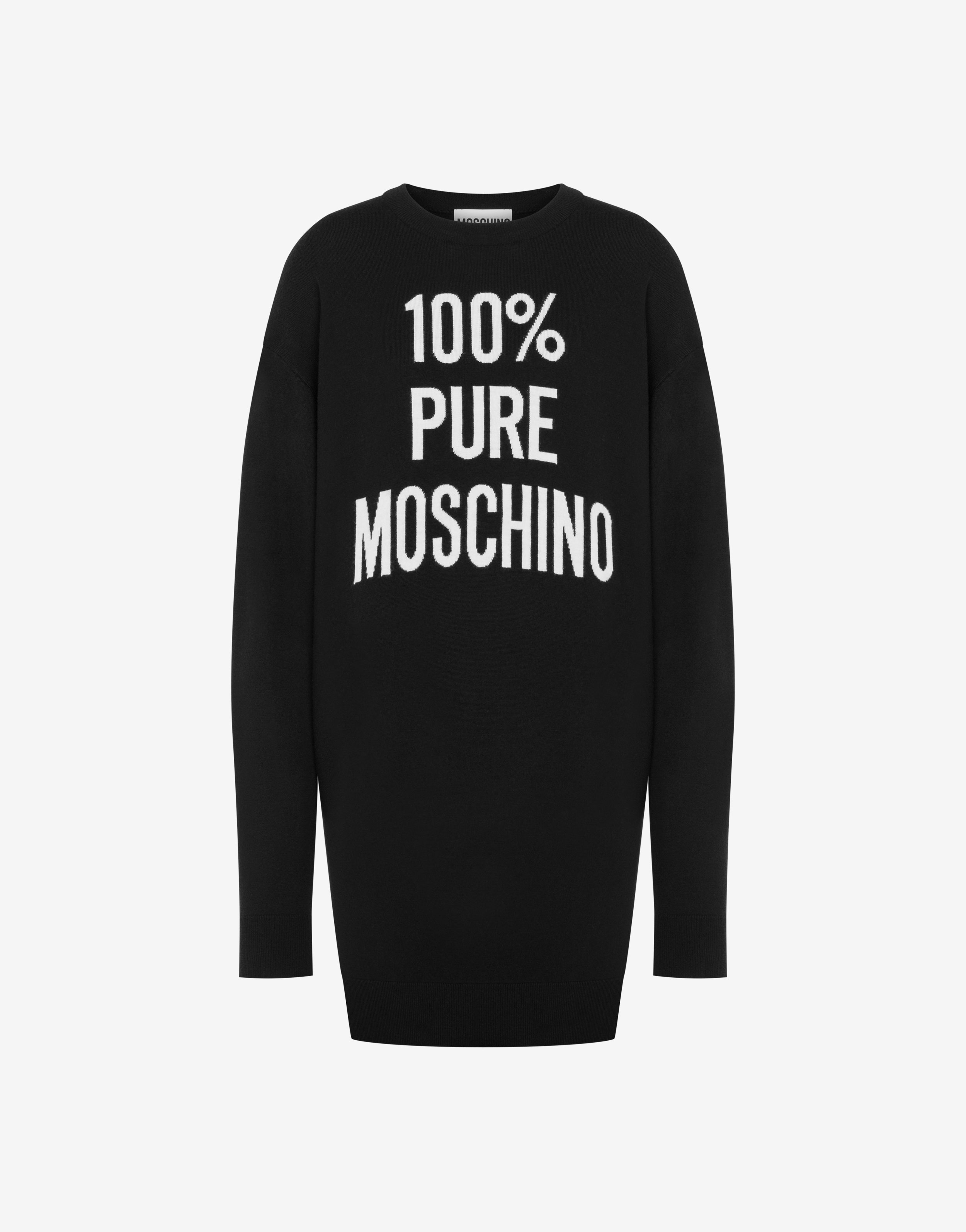 100% PURE MOSCHINO WOOL DRESS - 1