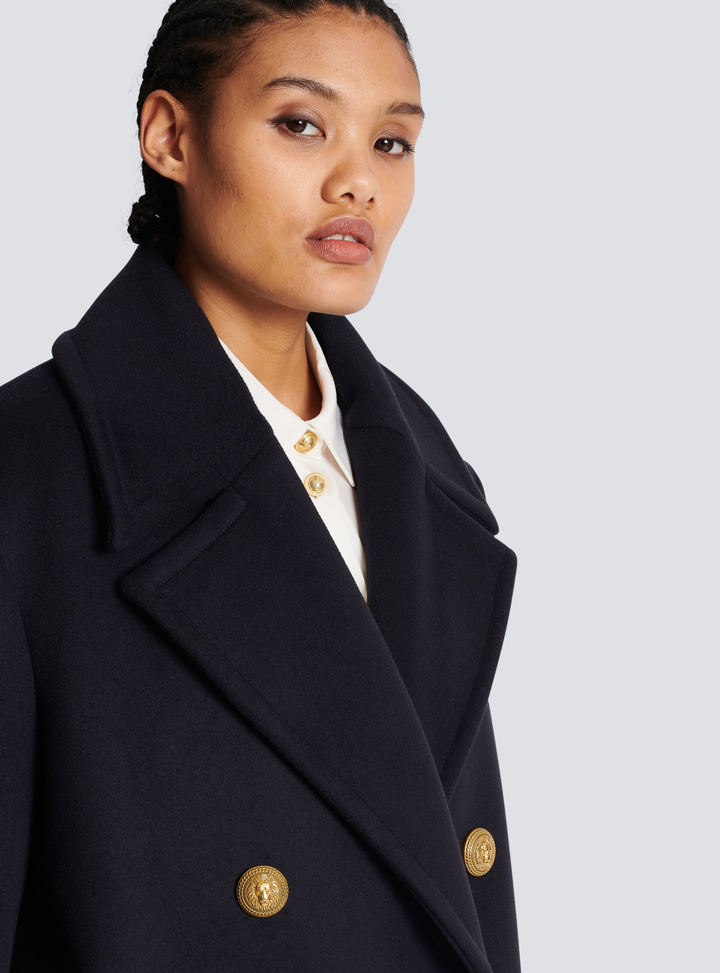 Oversized double-breasted coat - 7