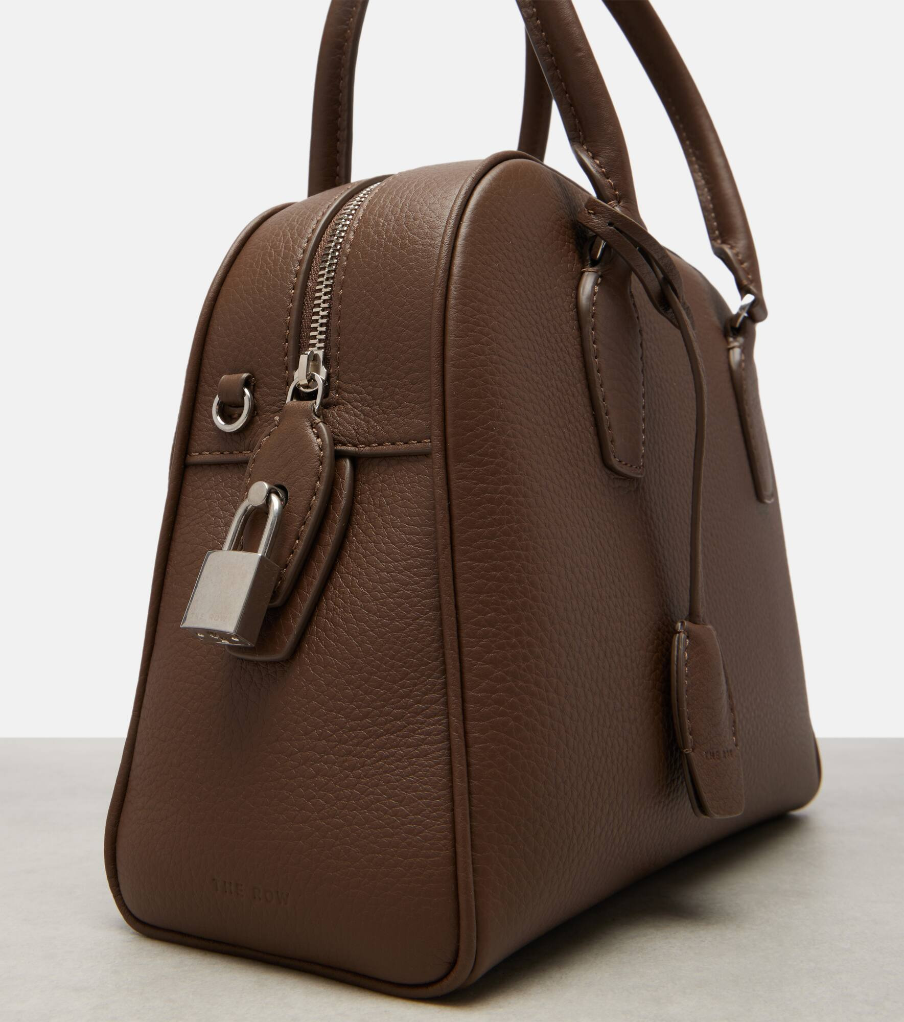 India 10 Small leather tote bag - 6