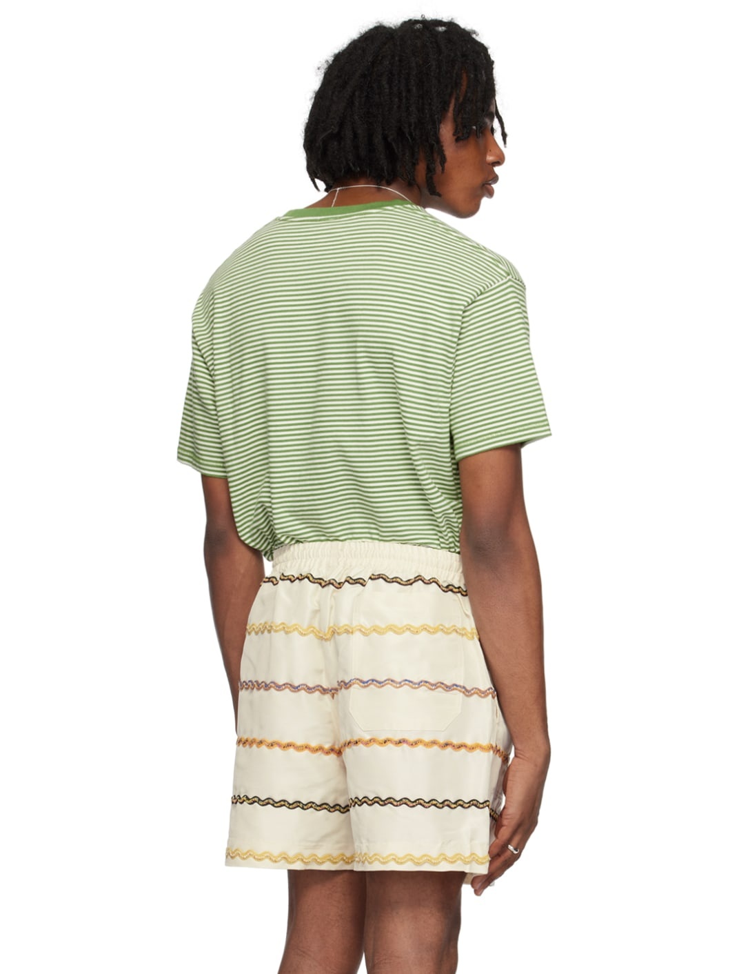 Green & White 'Truro' T-Shirt - 3