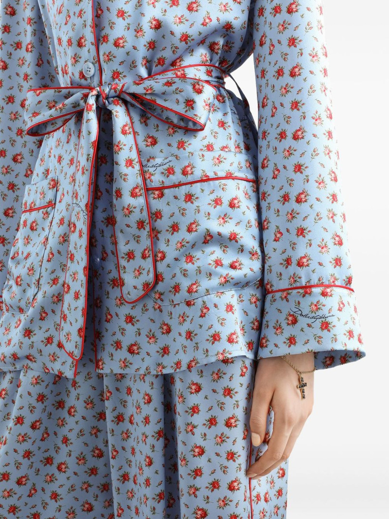 floral-print tie top 5