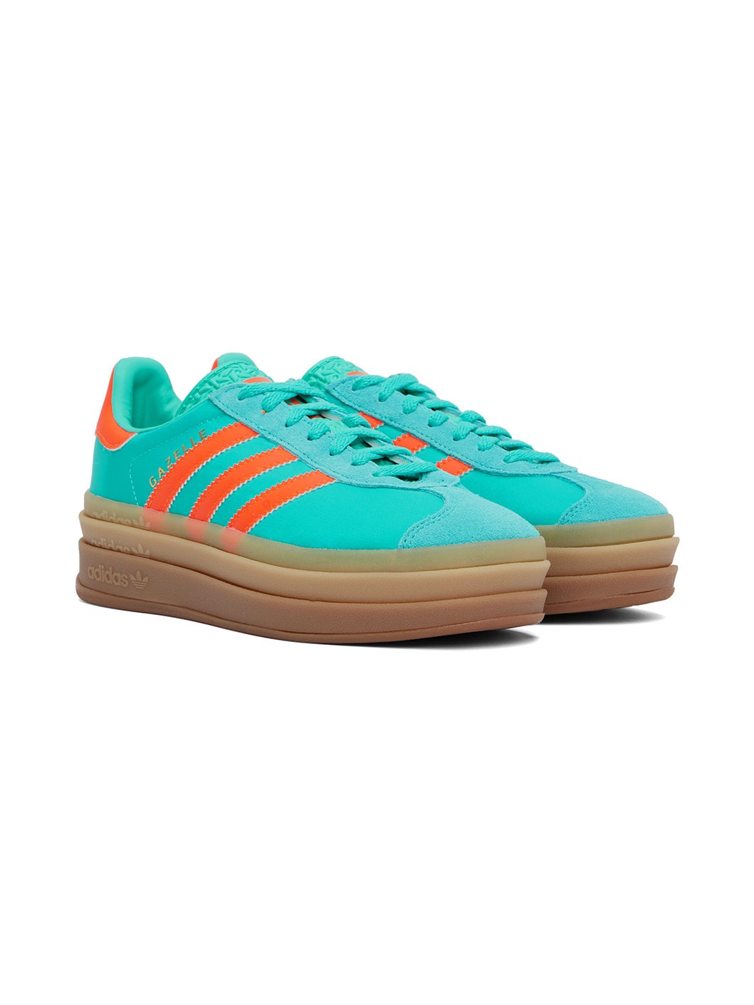 Green Gazelle Bold Sneakers - 4