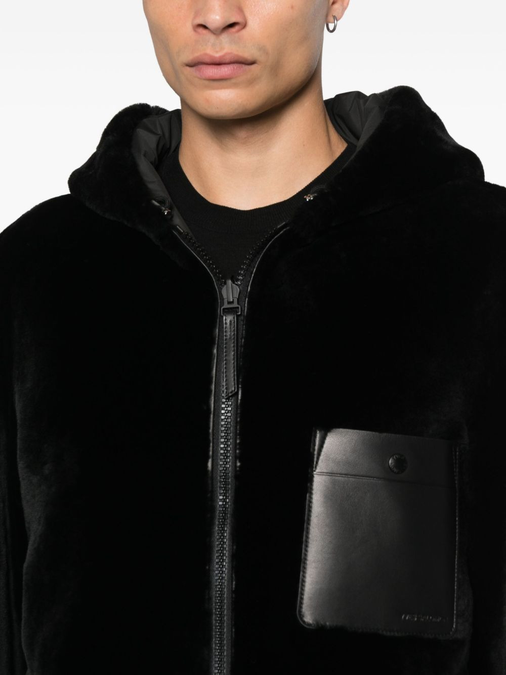 hooded reversible jacket - 5
