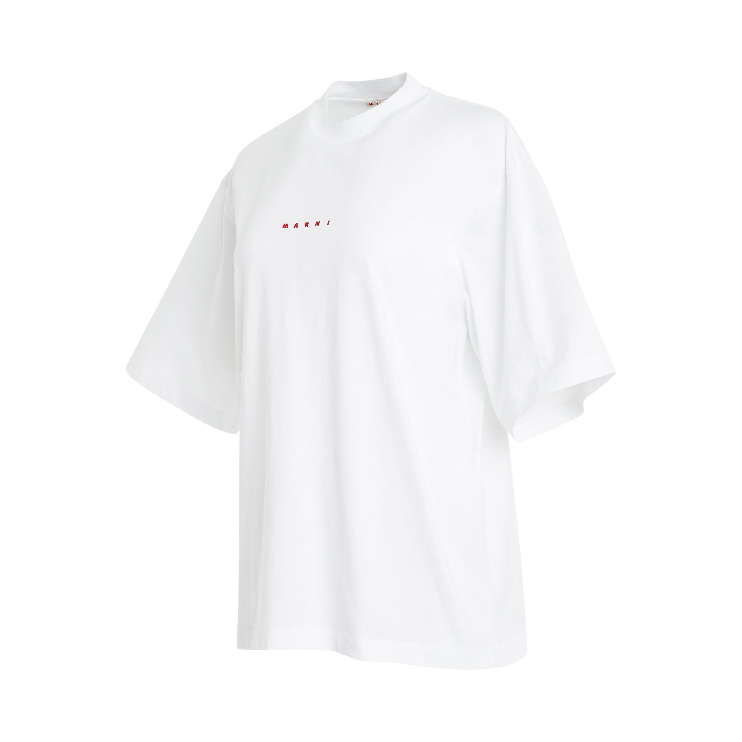Small Logo Relax T-Shirt in White - 2
