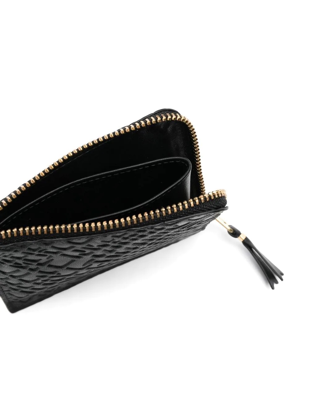debossed-logo zipped wallet - 3