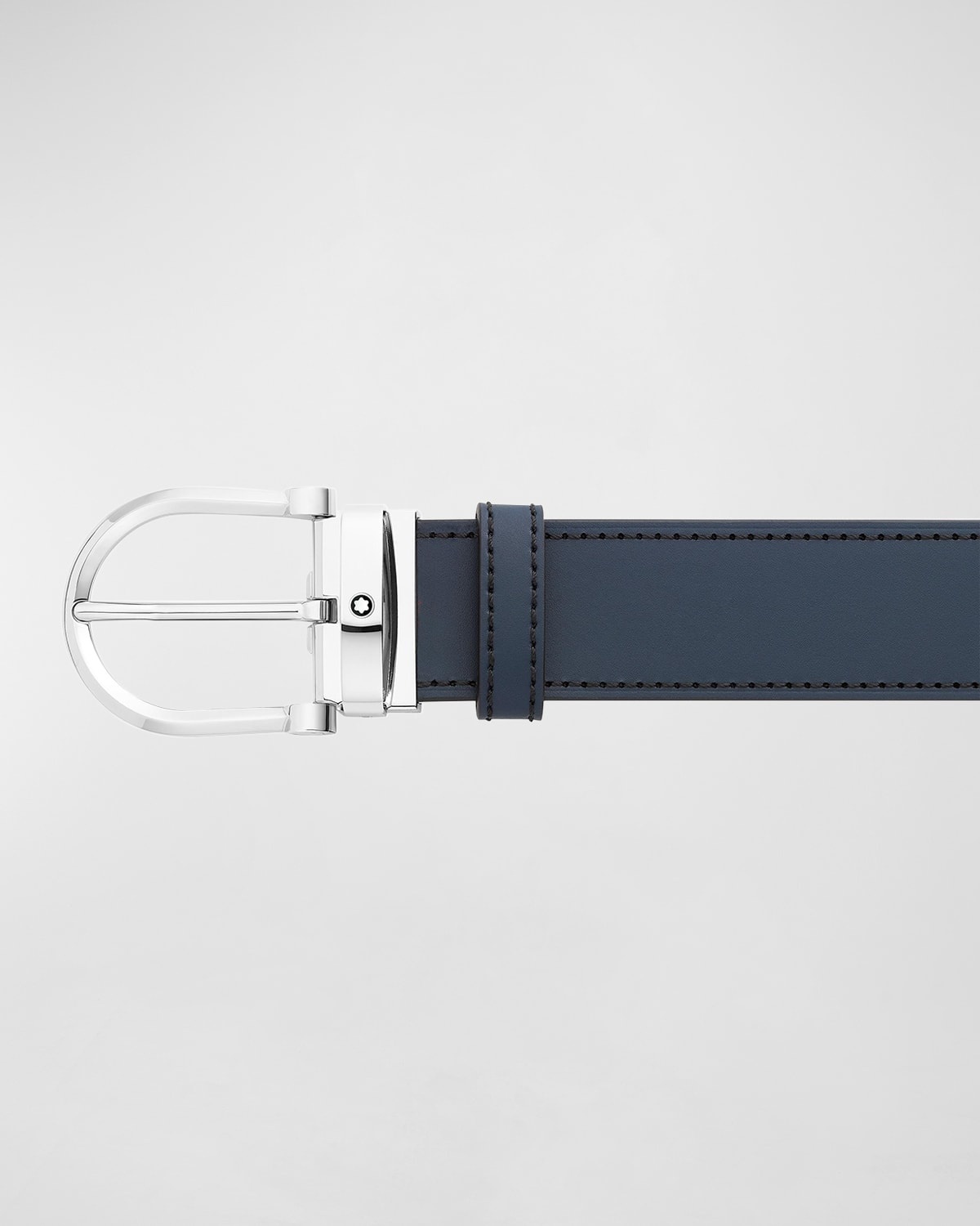 Men's Horseshoe Reversible Leather Belt - 3