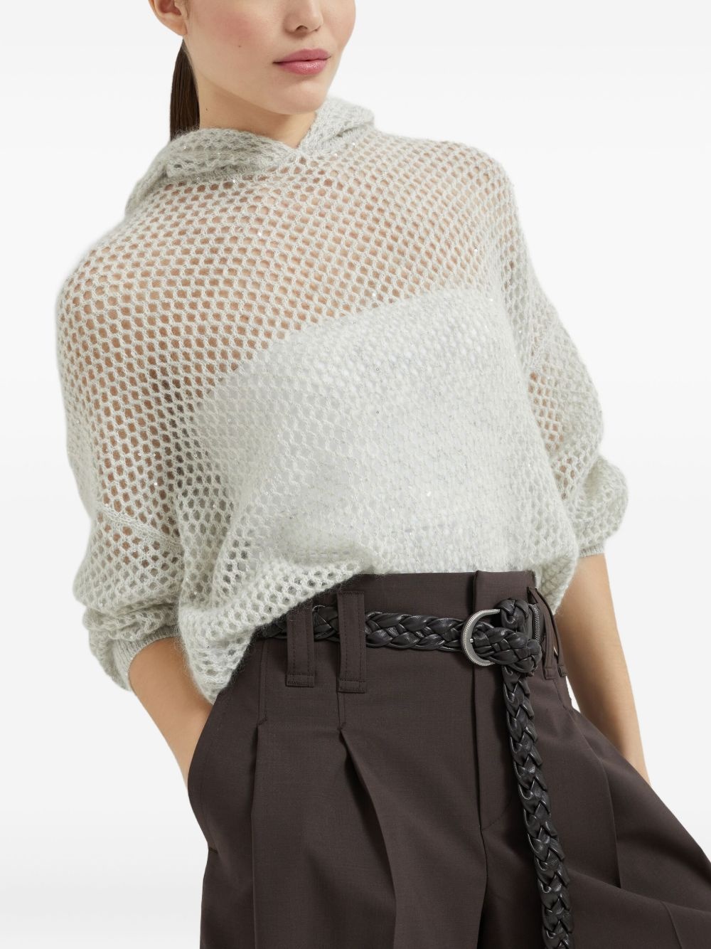 dazzling mesh jumper - 6