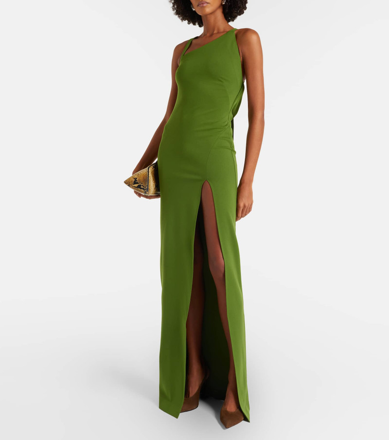 THE ATTICO Viper suede slingback pumps outlook