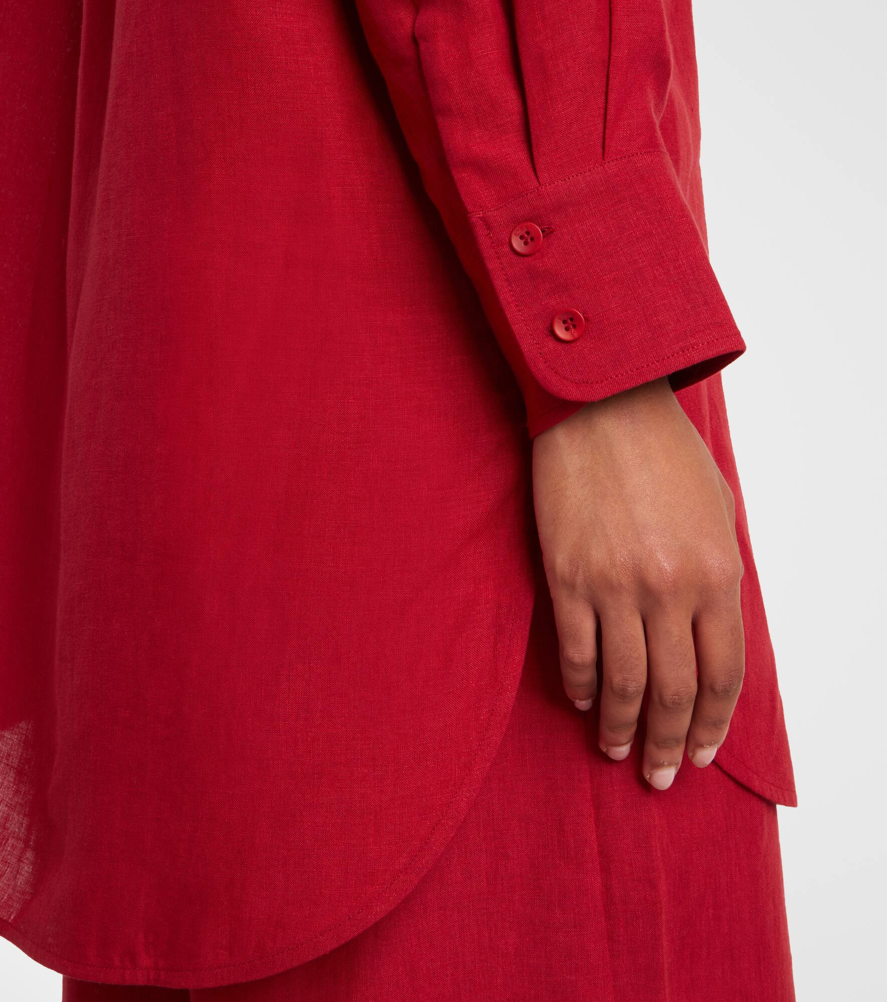 Mignonette oversized linen shirt - 5