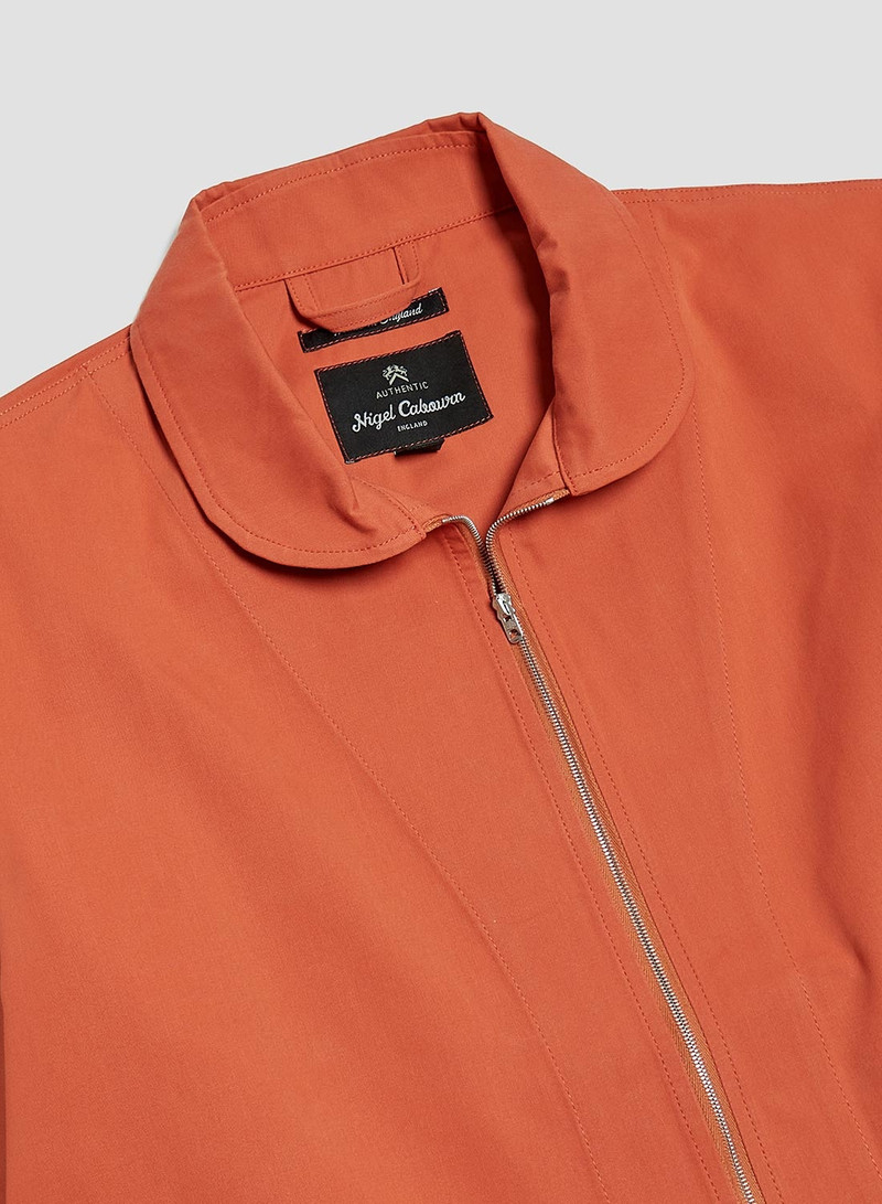 Flight Shirt Jacket In Orange 4