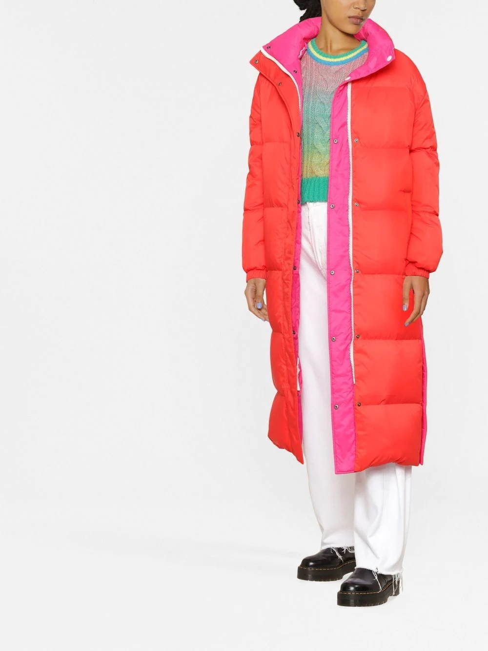 hooded padded coat - 3