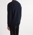 2 Moncler 1952 Logo-Intarsia Virgin Wool and Cashmere-Blend Sweater - 9