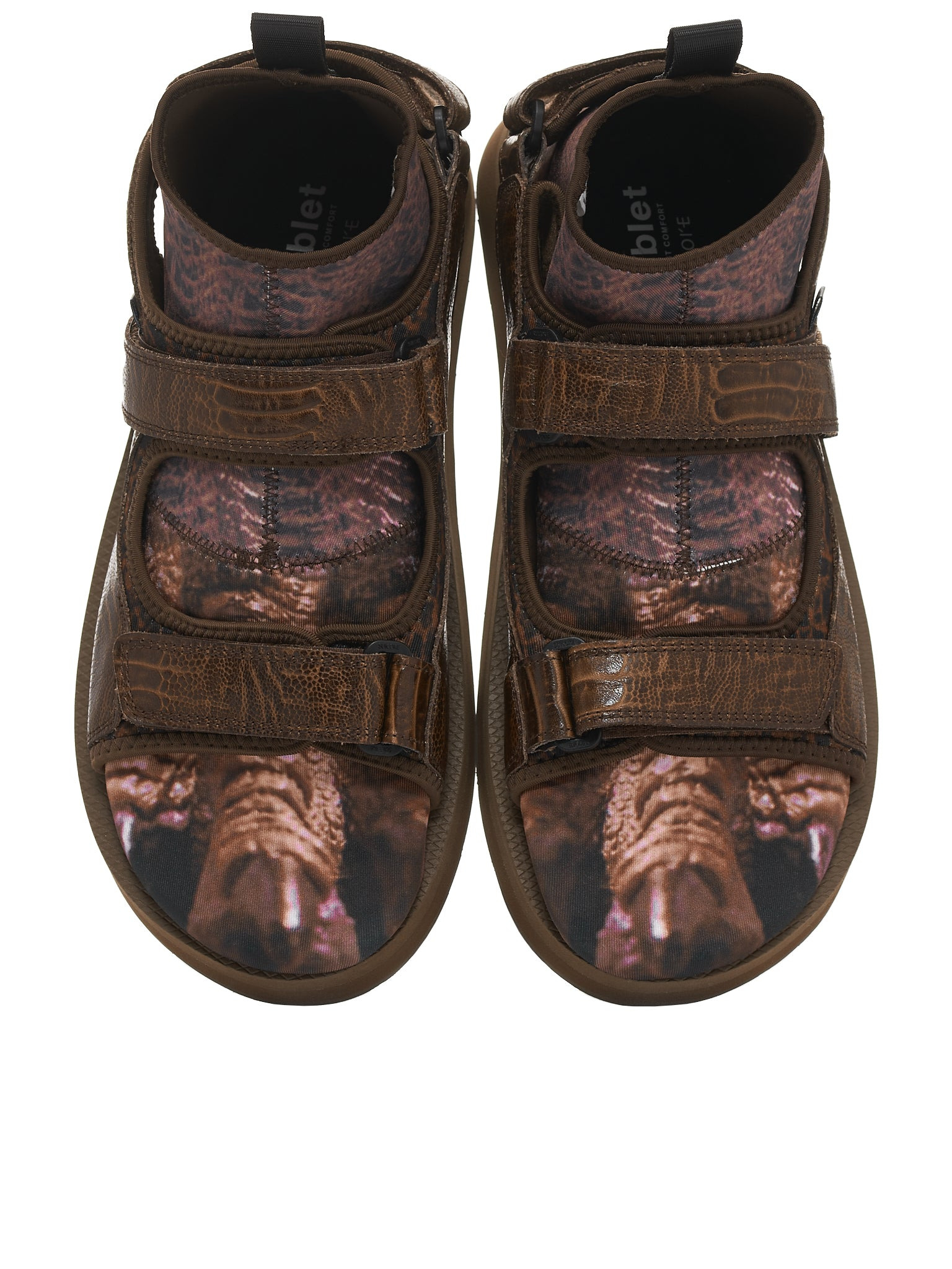 Animal Foot Layered Sandals - 7