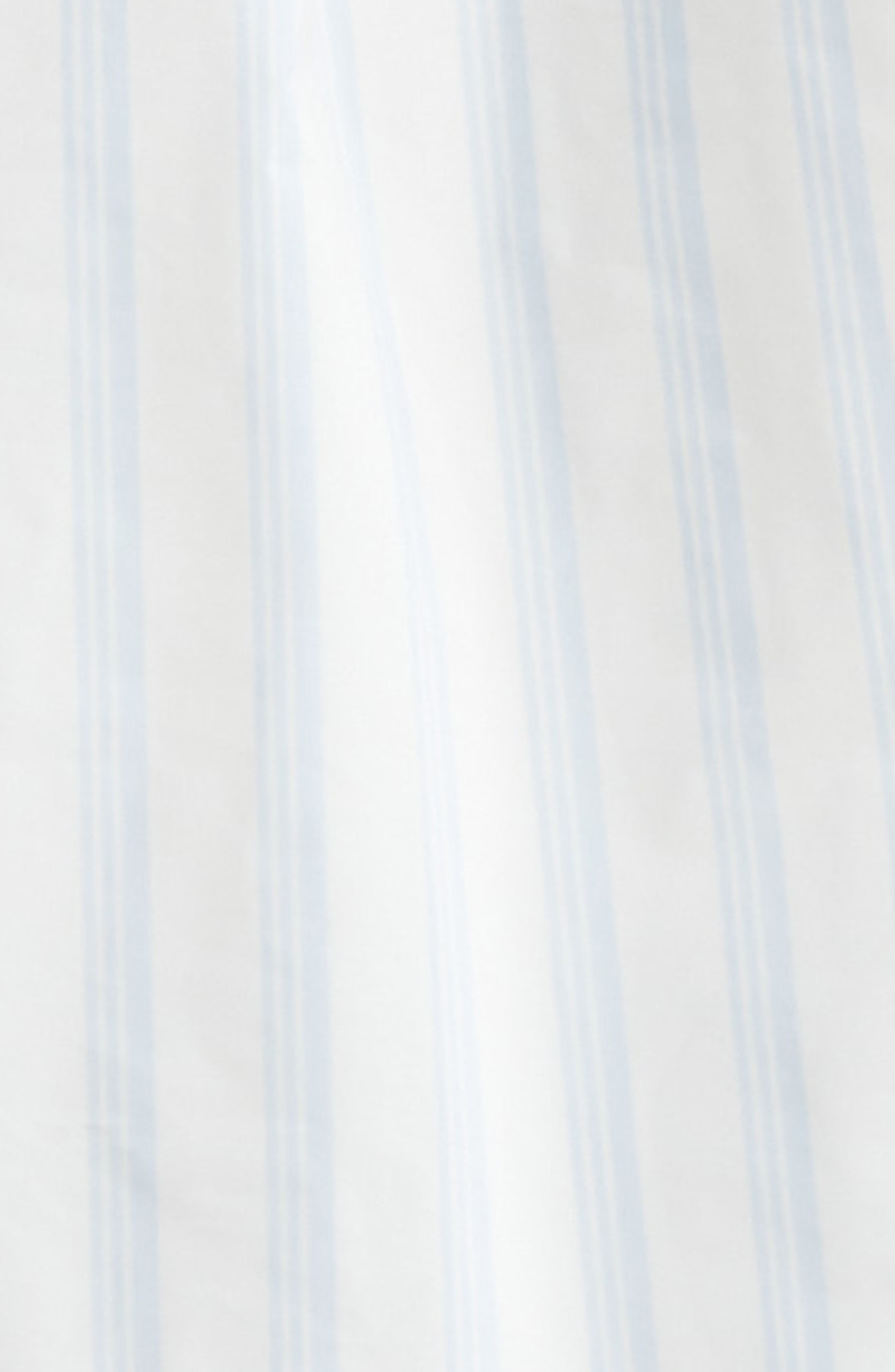 Simone Rocha Easy Stripe Button-Up Shirt in White/Blue at Nordstrom - 6