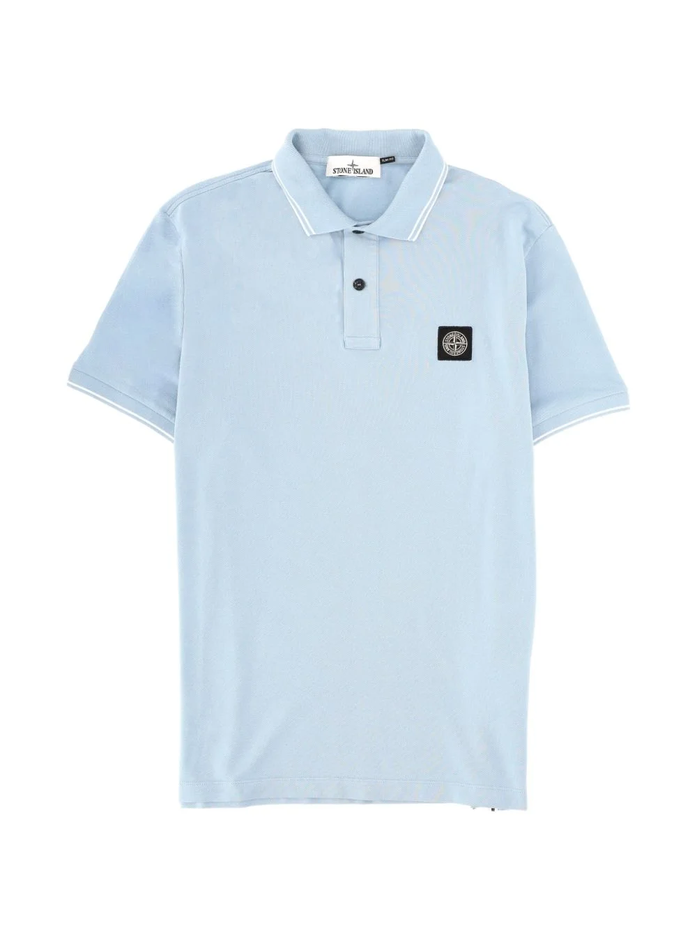 patch short-sleeve polo shirt - 1