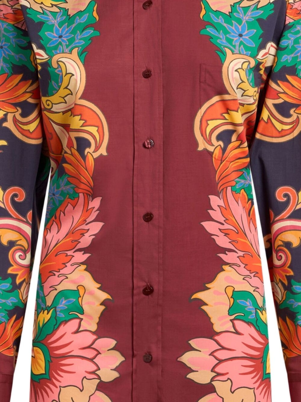 floral-print shirt - 2