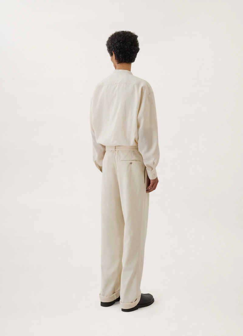 LOOSE PLEATED PANTS
COTTON VISCOSE 3