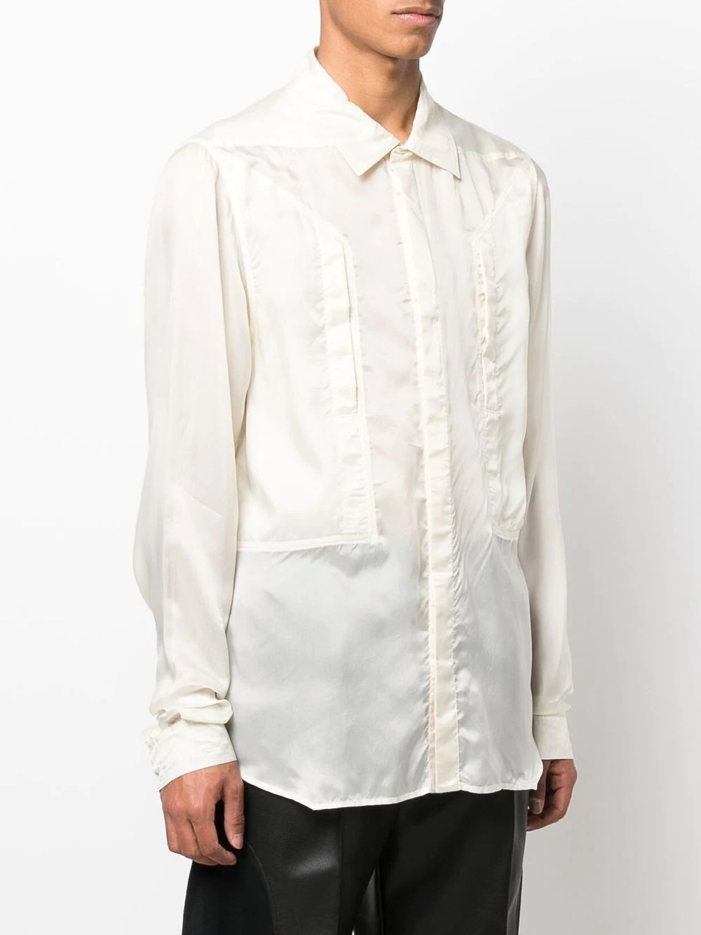 chest welt-pocket detail shirt - 3