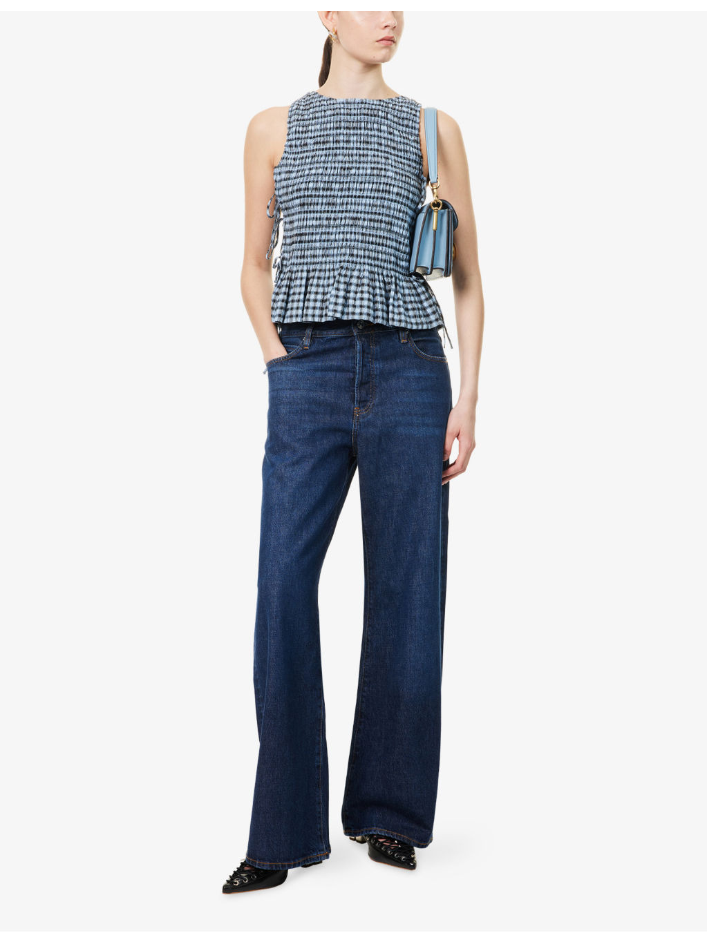 The Loose Wide-Leg Denim Jeans - 2