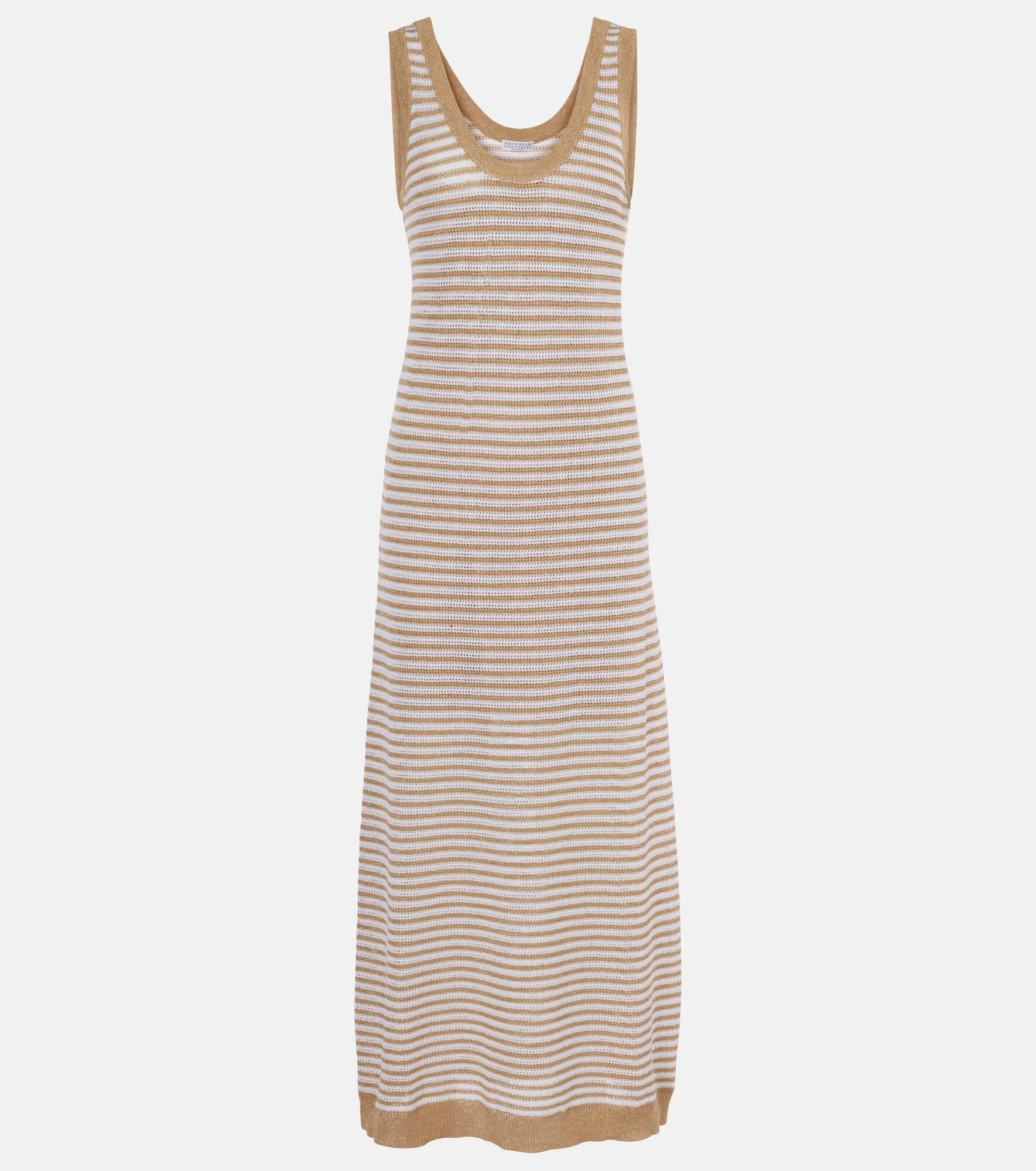 Striped knitted maxi dress - 1
