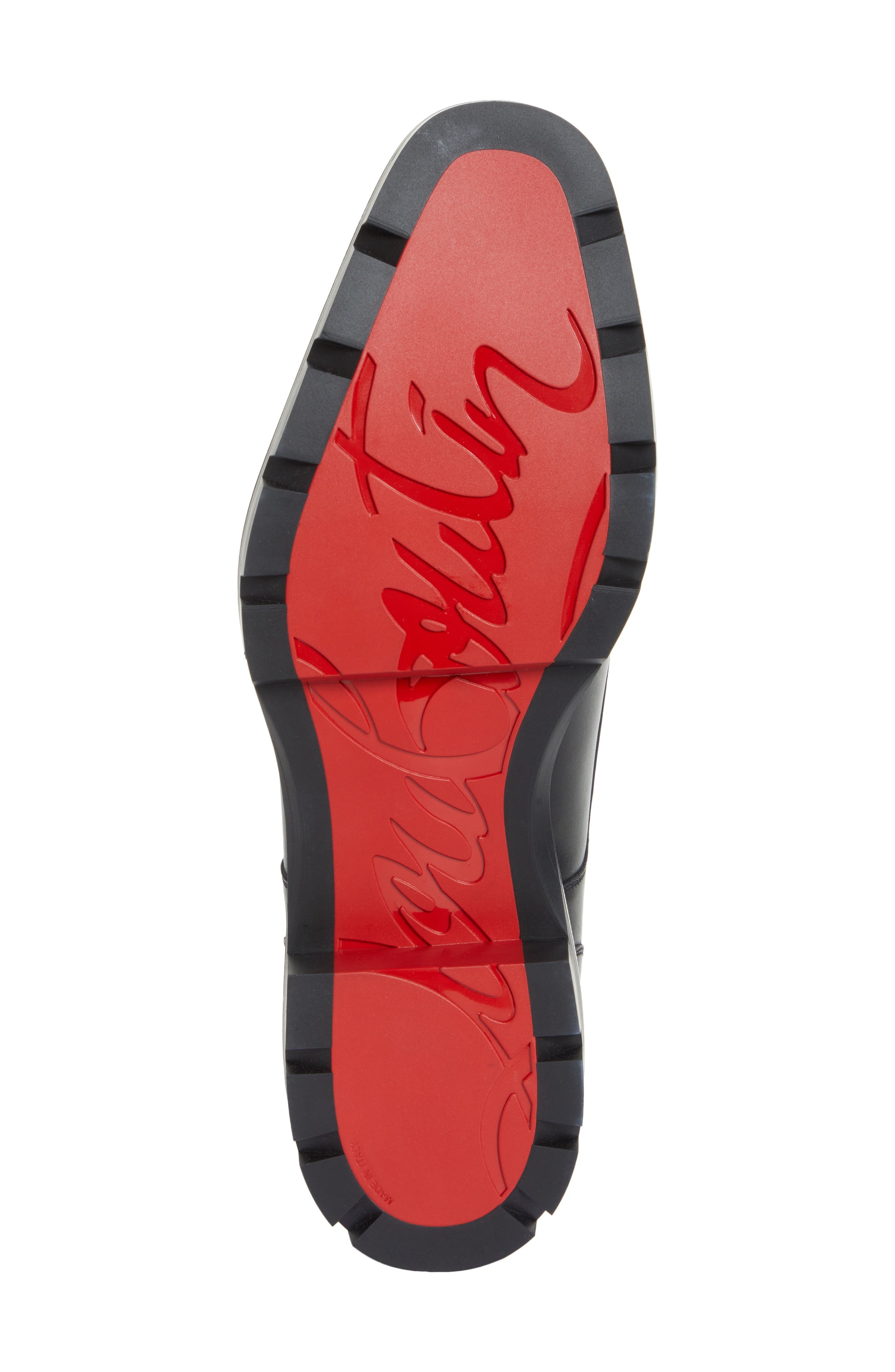 Christian Louboutin Davisol Lug Sole Derby in Bk01-Black at Nordstrom - 6